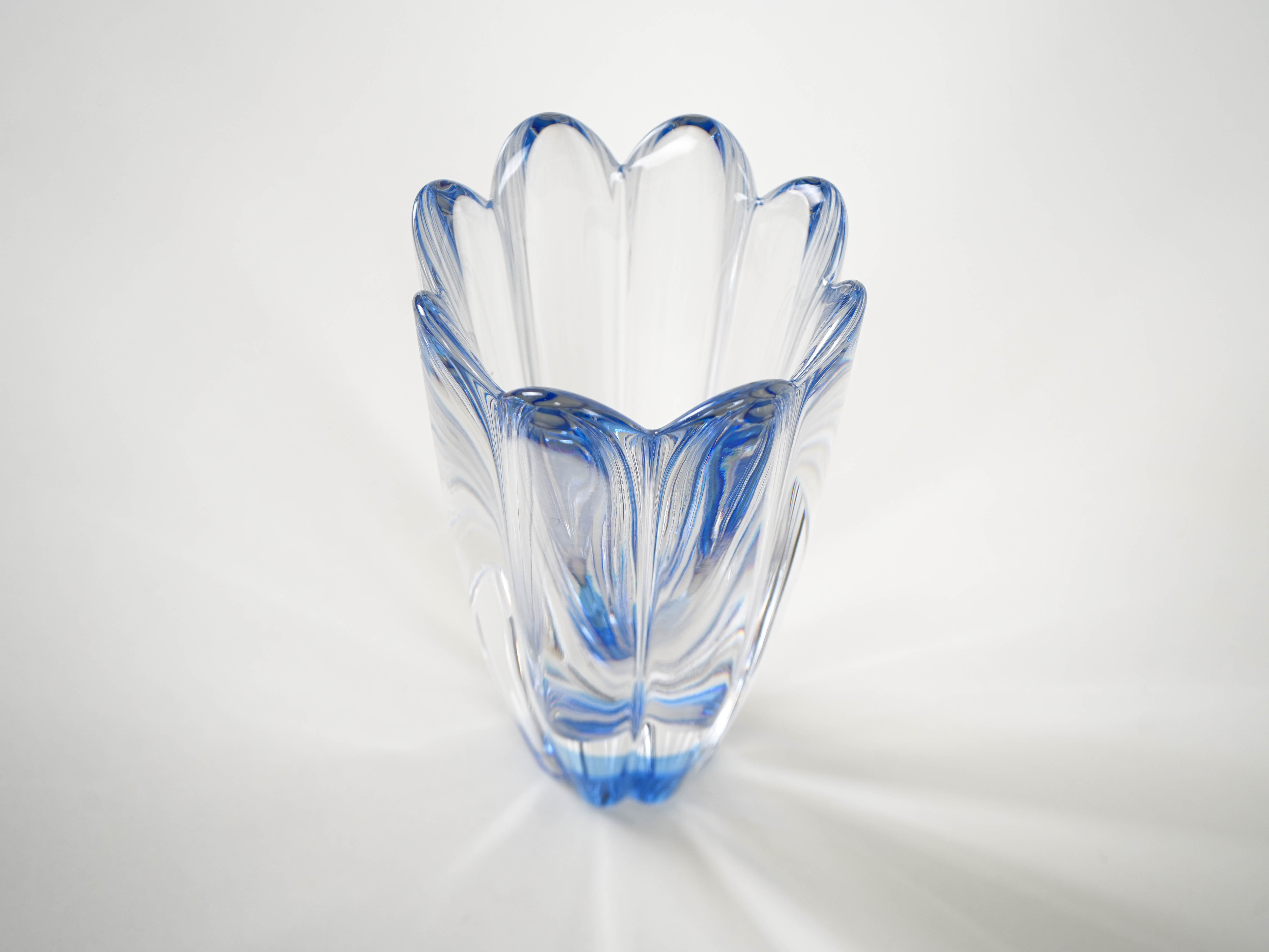 Mayflower glass vase 1960s Jan Johansson Orrefors