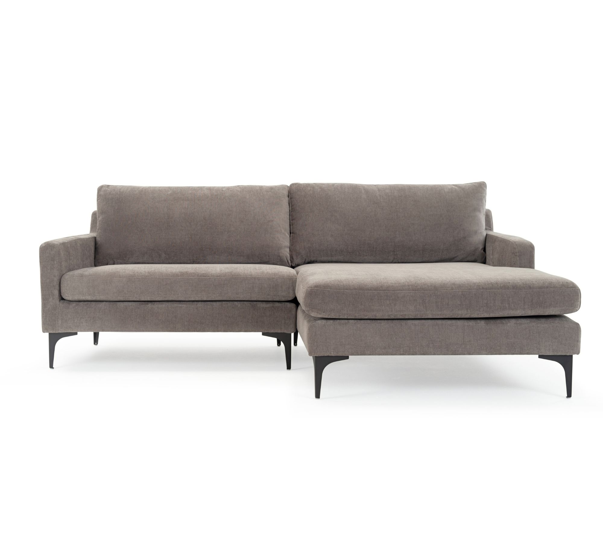 Astha Sofa Récamiere Rechts Danny Steel Grey