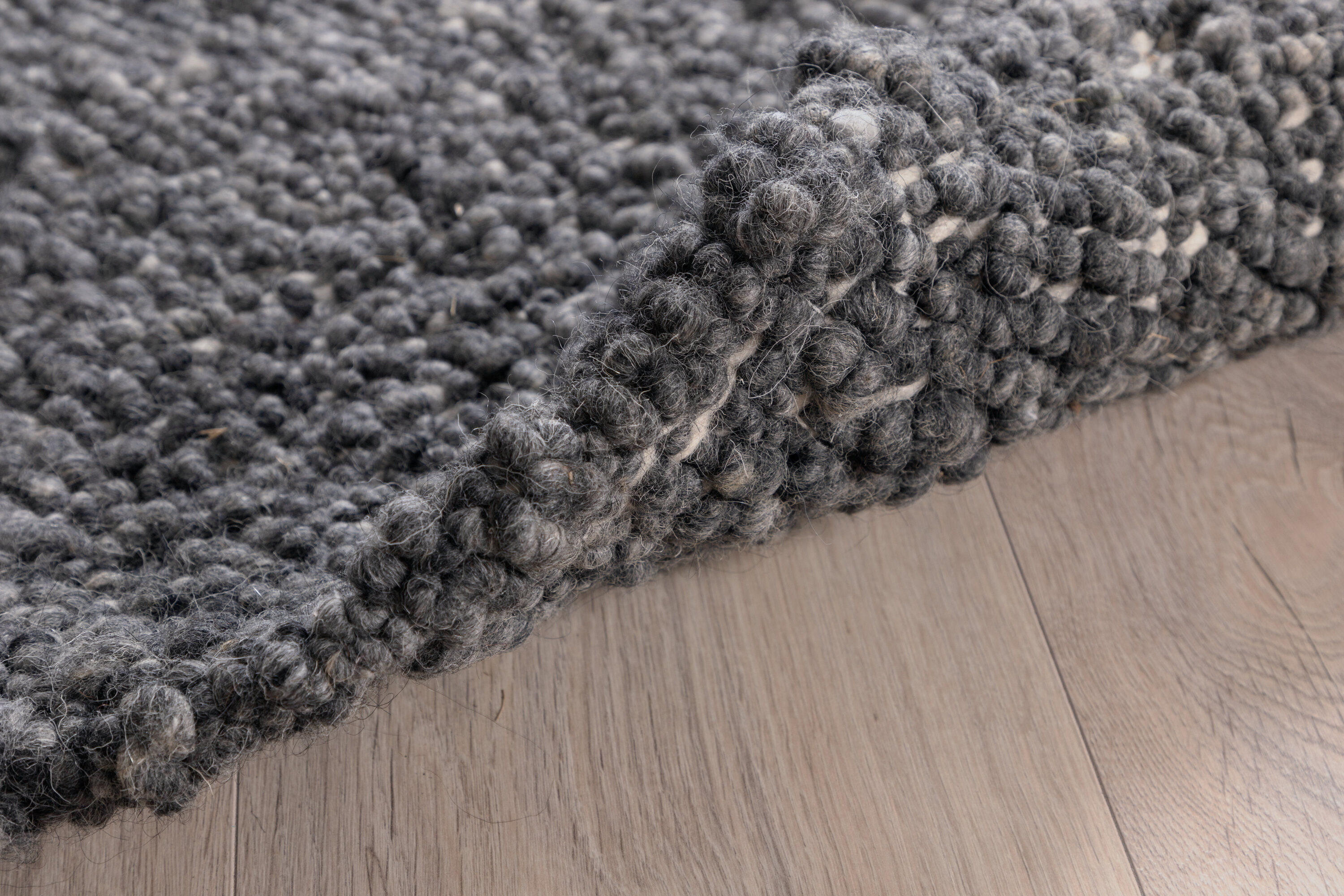 Betina Teppich Wolle 160x230cm Grau