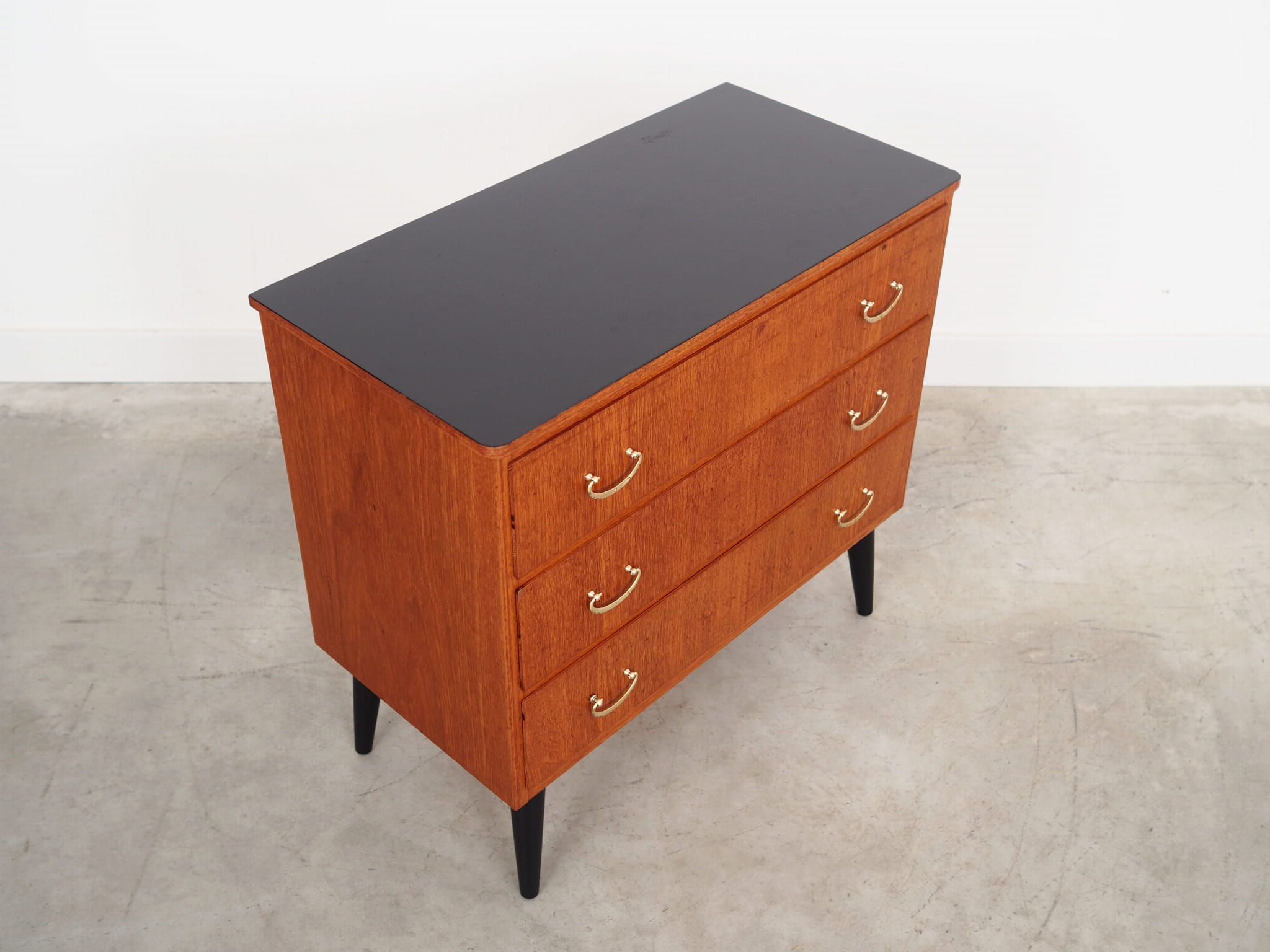 Vintage chest of drawers Teak brown 1970s