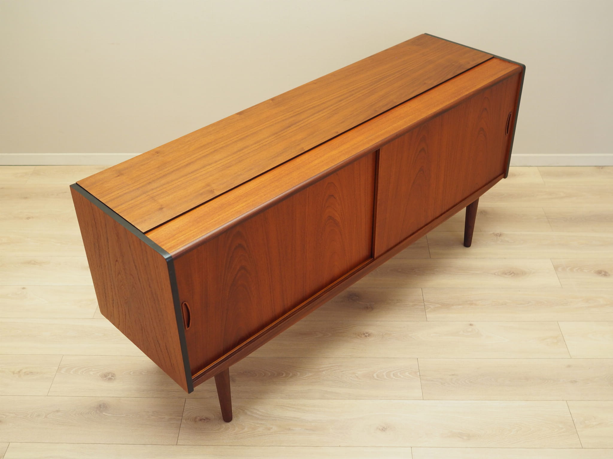 Vintage Sideboard Teakholz Braun 1970er Jahre