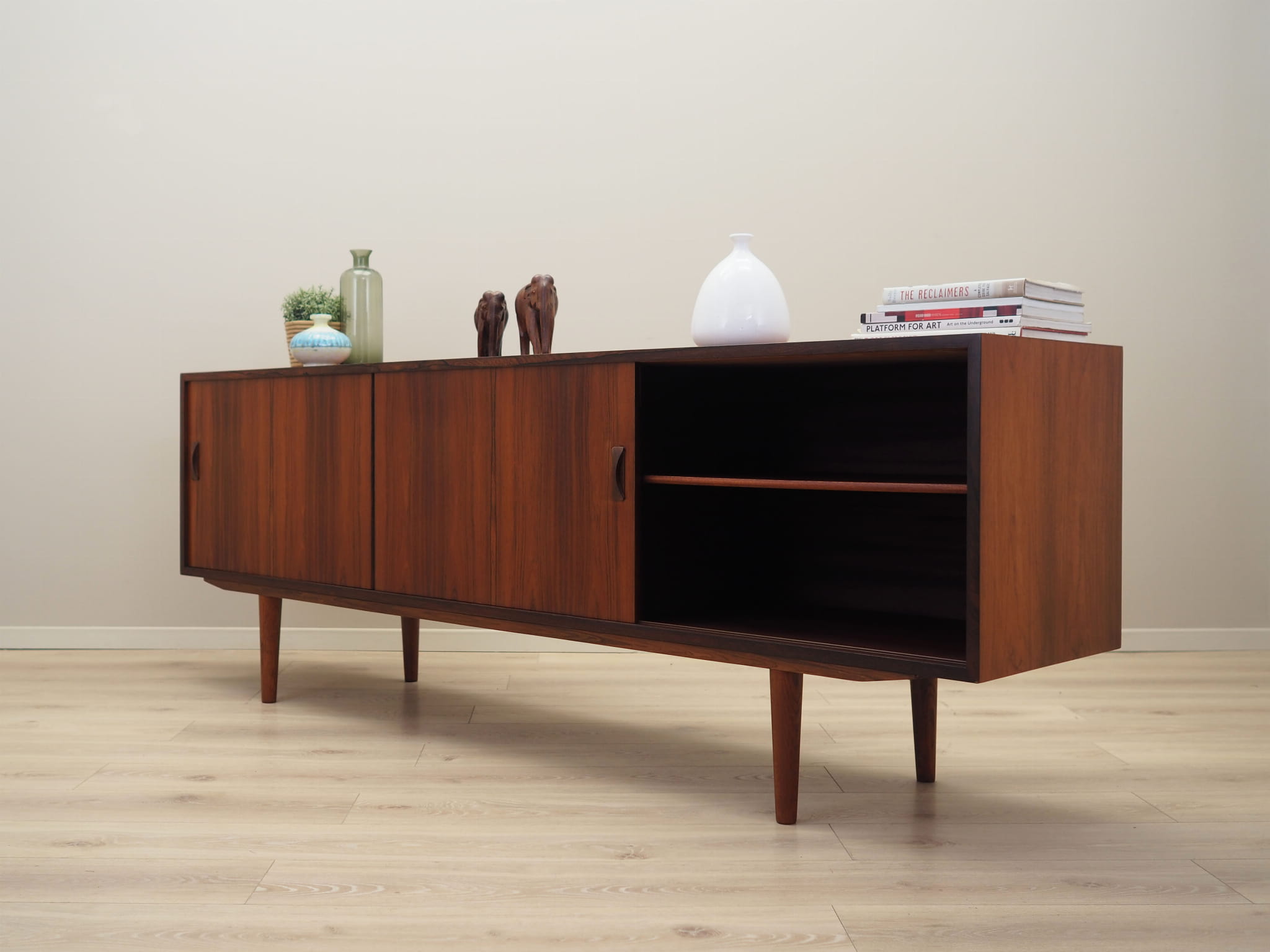 Vintage Sideboard Palisanderholz Braun 1960er Jahre