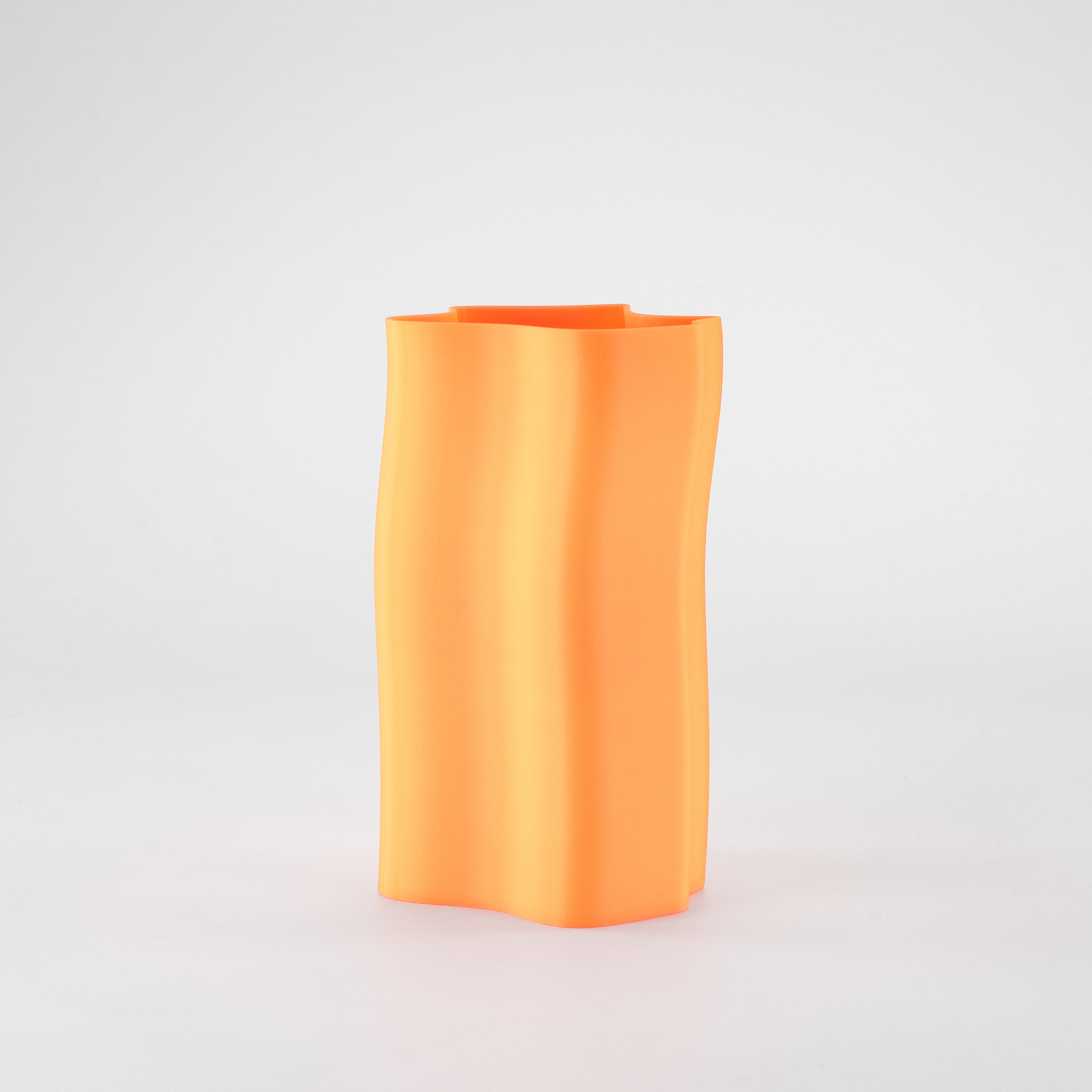 1125-1 Fluid Vase Neon Orange