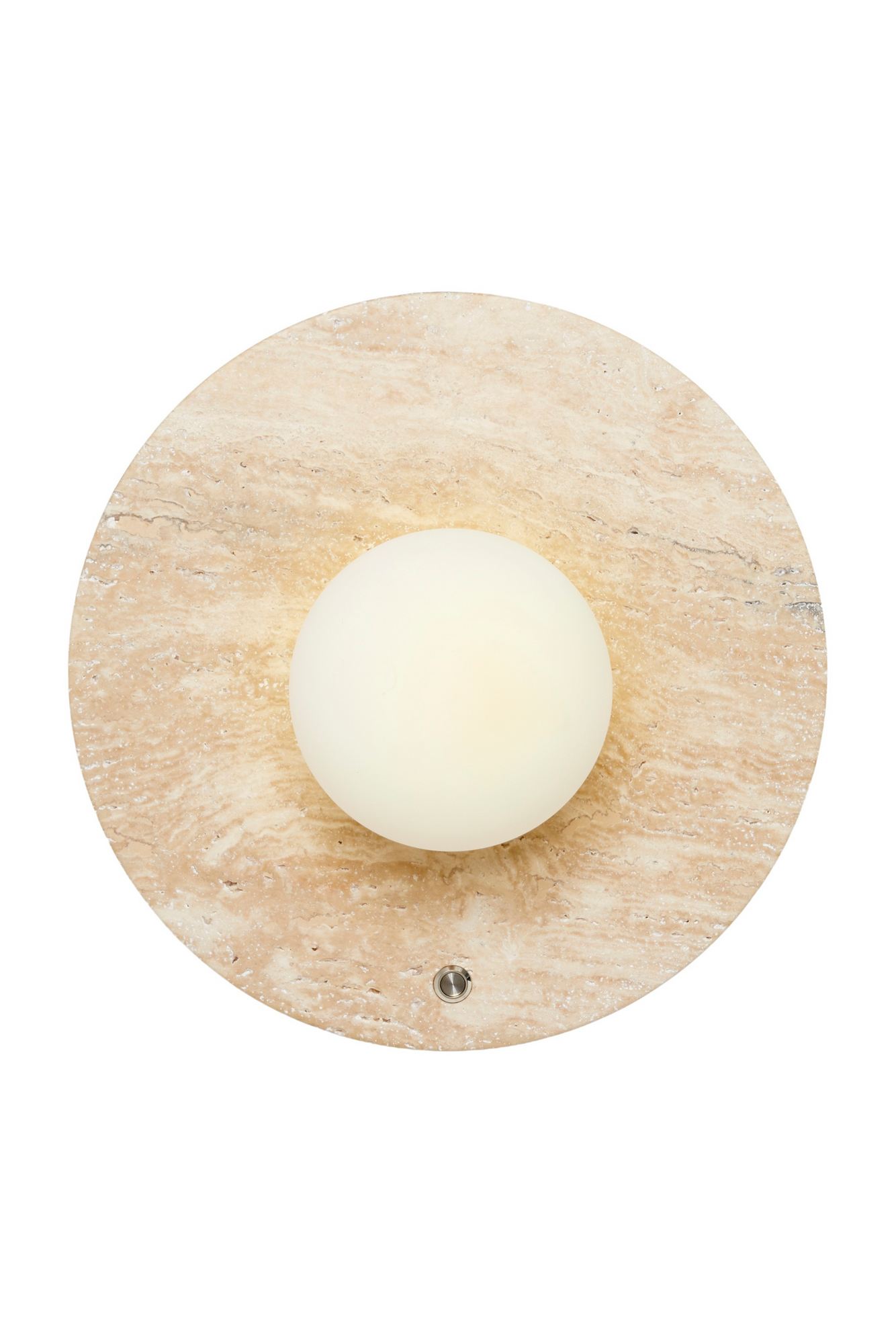 Tor-Nun-D Wandleuchte Travertin Creme