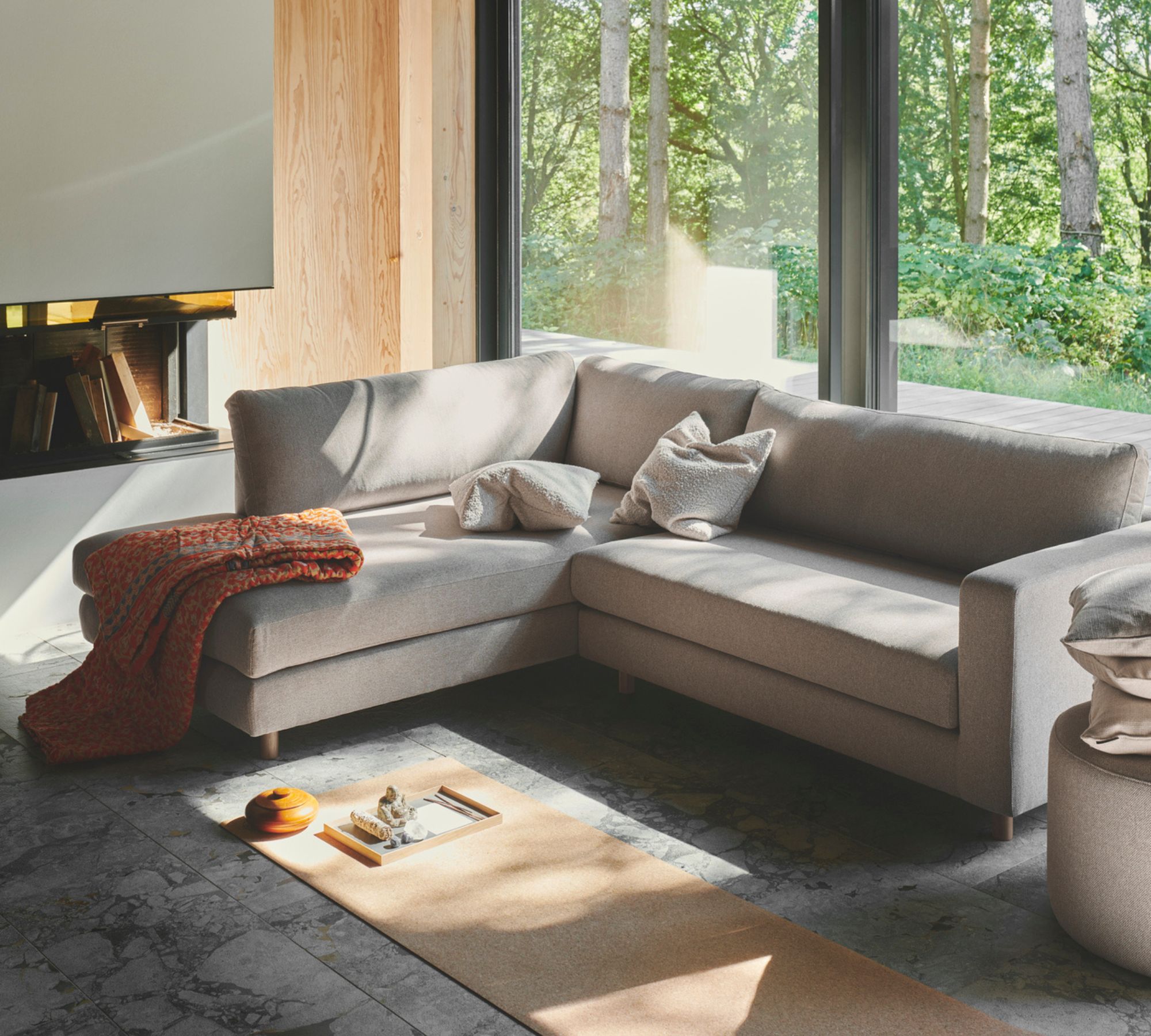 Douglas Sofa Récamiere Links Aulla Caramel