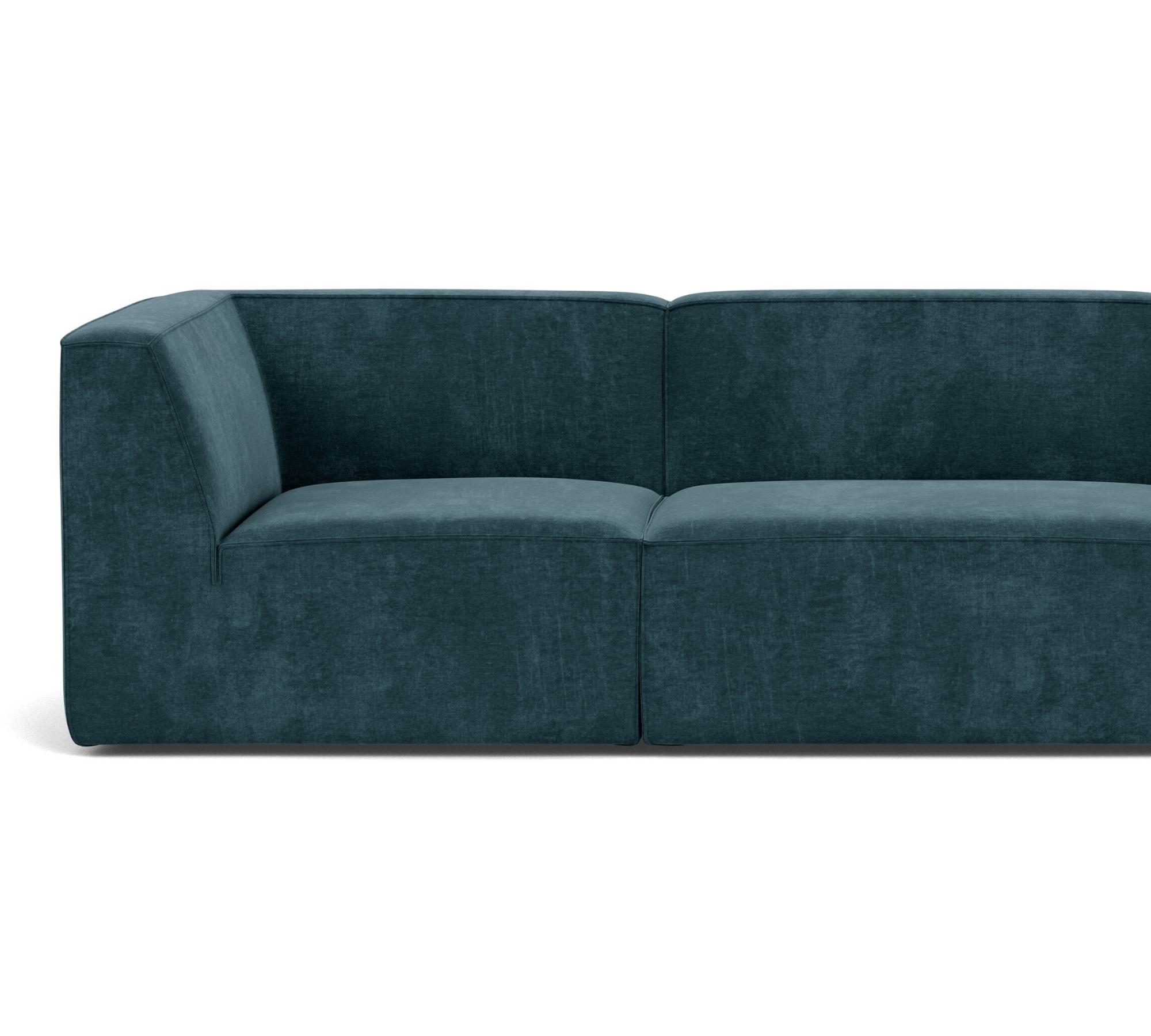 Dane 1-Sitzer Eckmodul Links Danny Dusty Blue