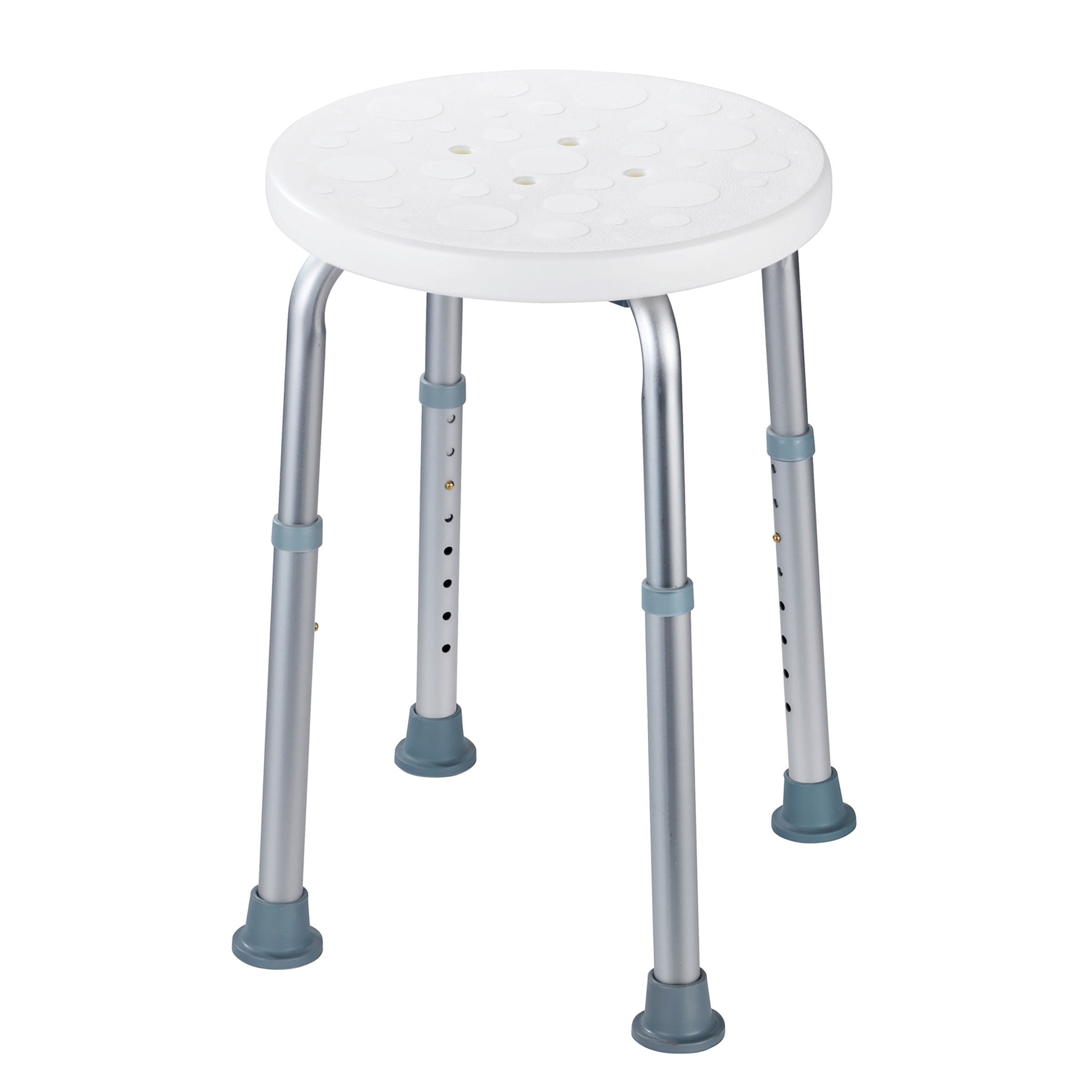 Duschhocker Secura Aluminium Weiß