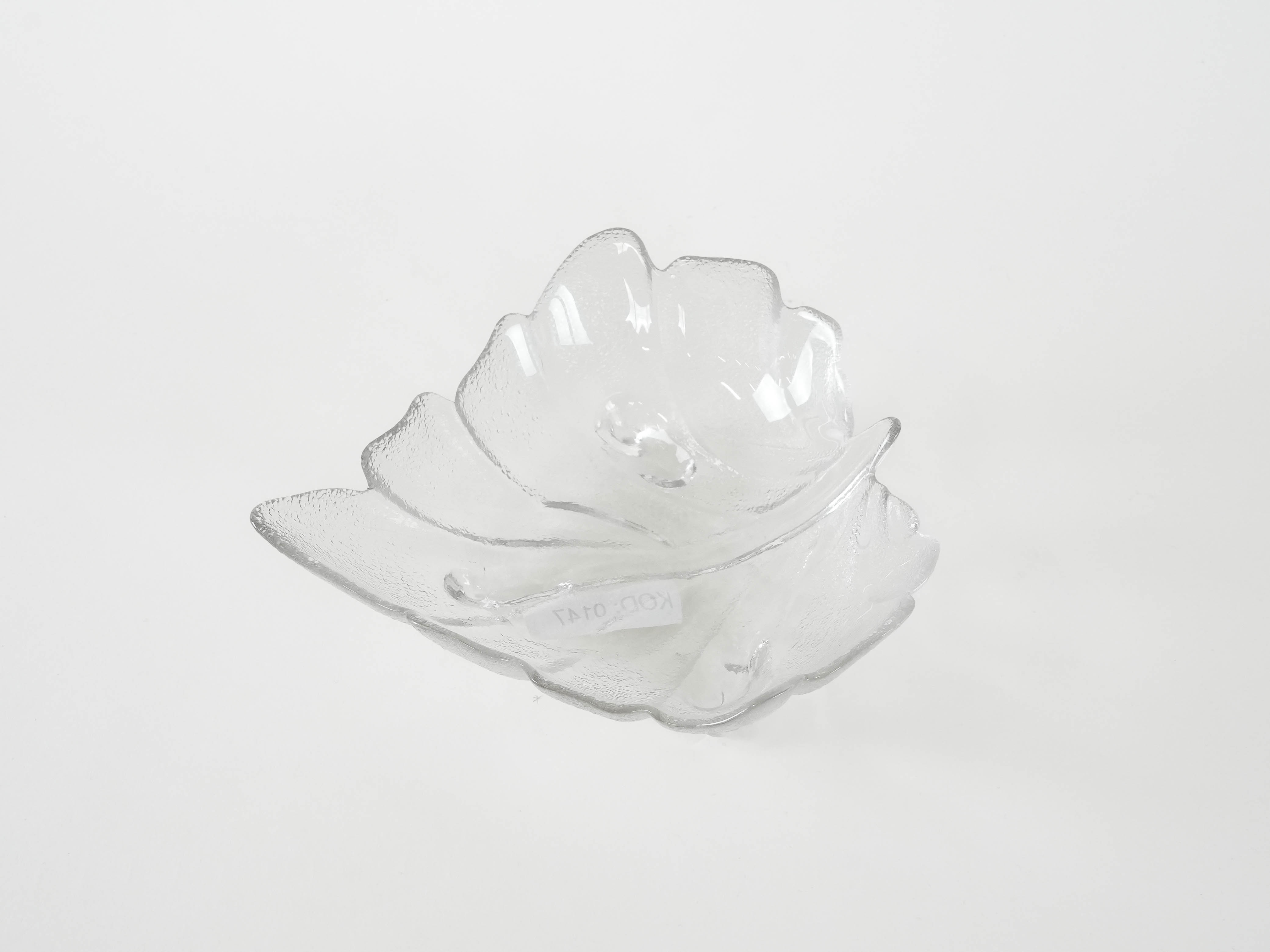 Glasschale Transparent 1970er Jahre