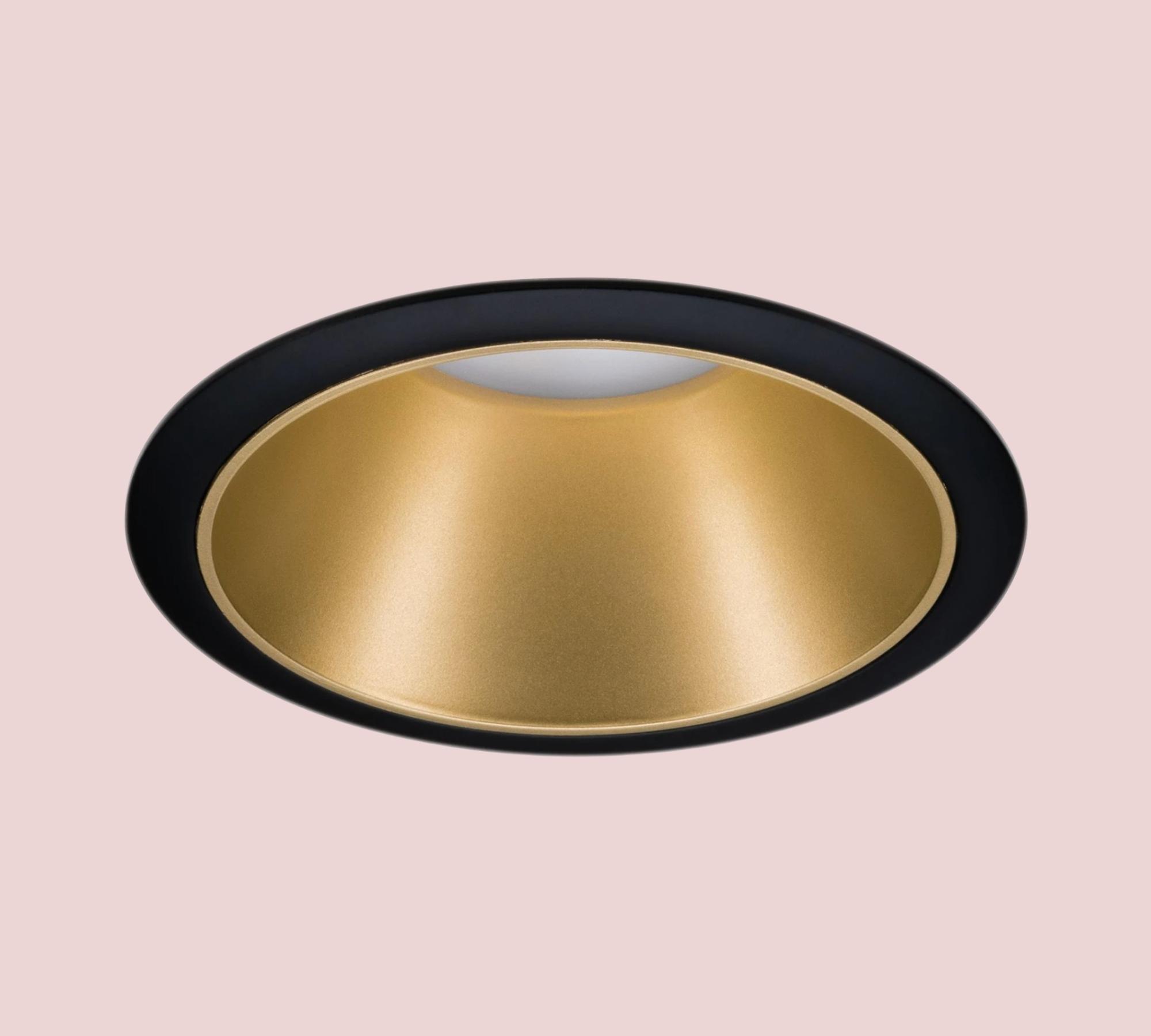 LED-Einbauleuchte Gold