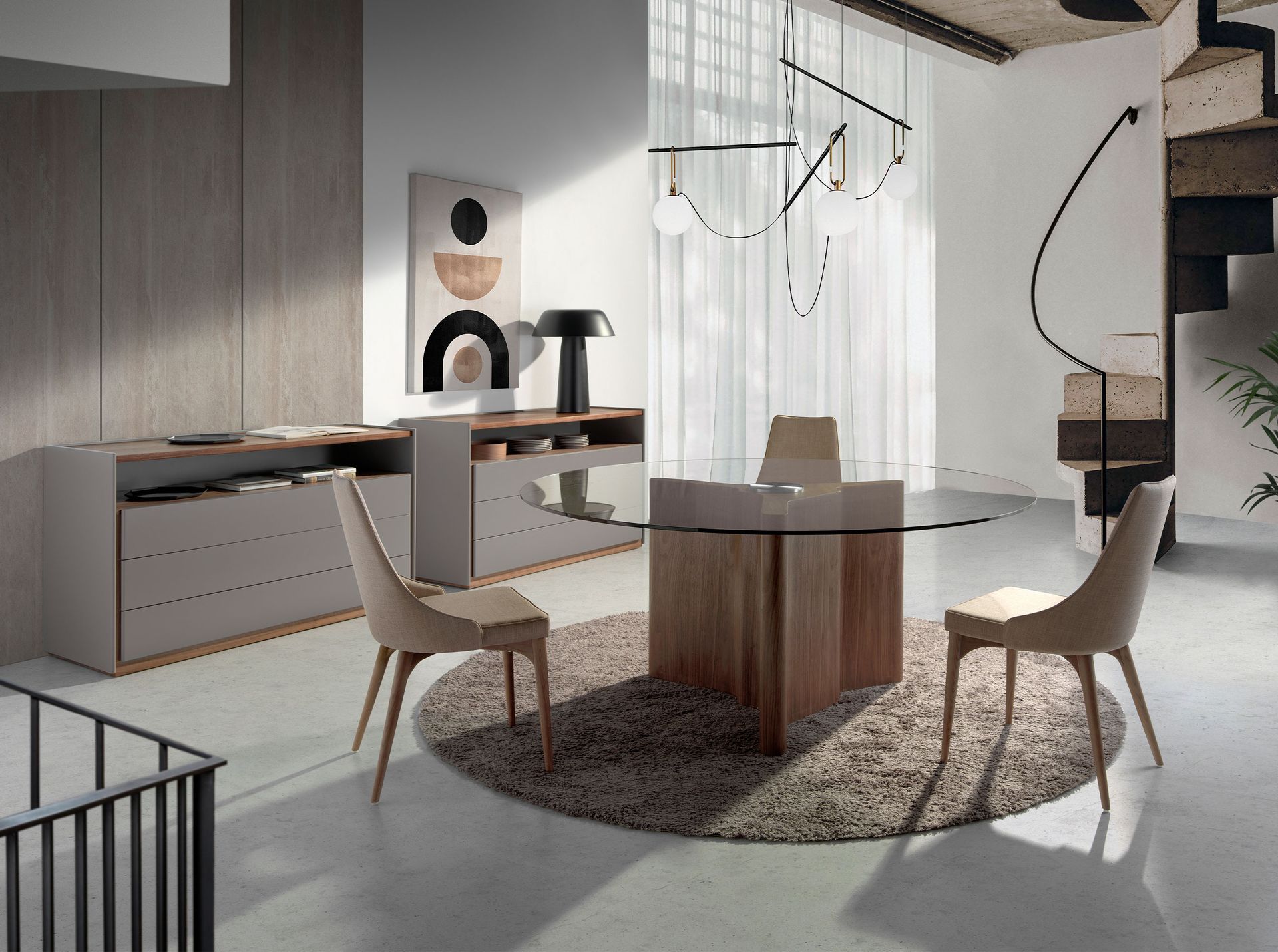 Kommode Holz Grau