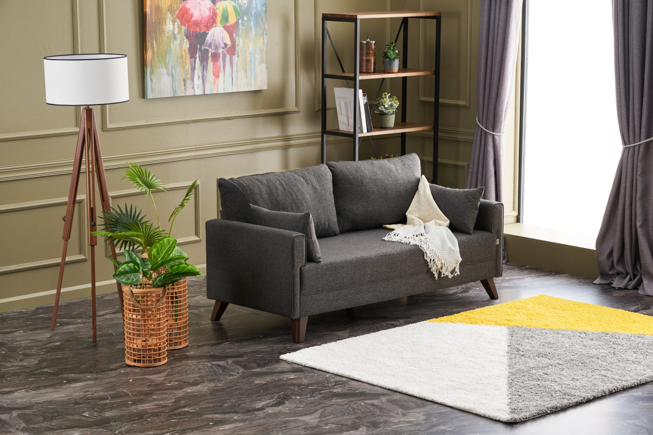 Bella Sofa 2-Seater Anthracite