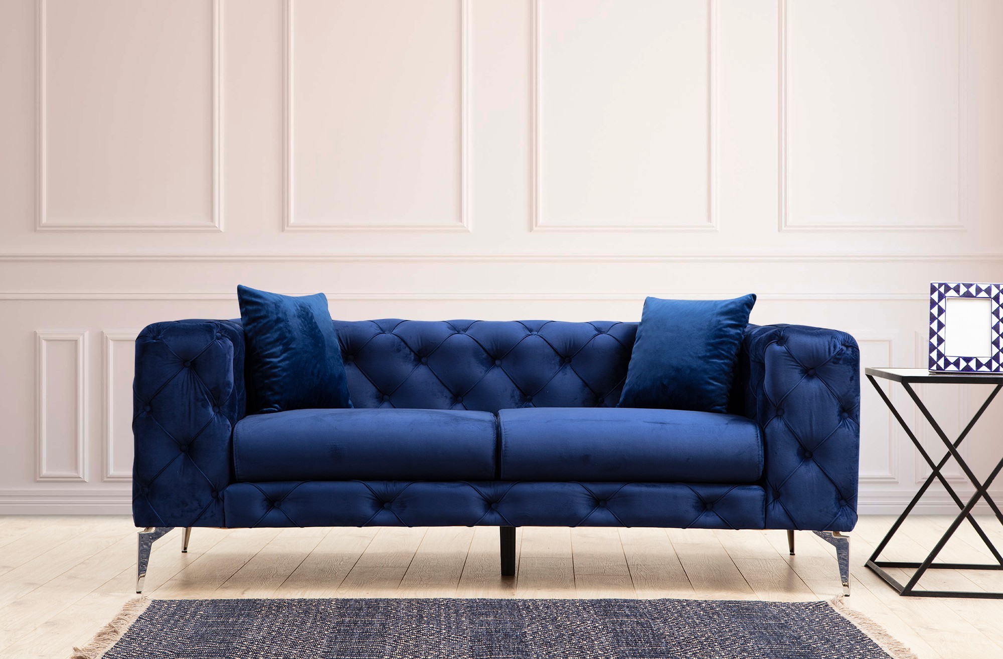 Como Sofa 2-seater Navy blue