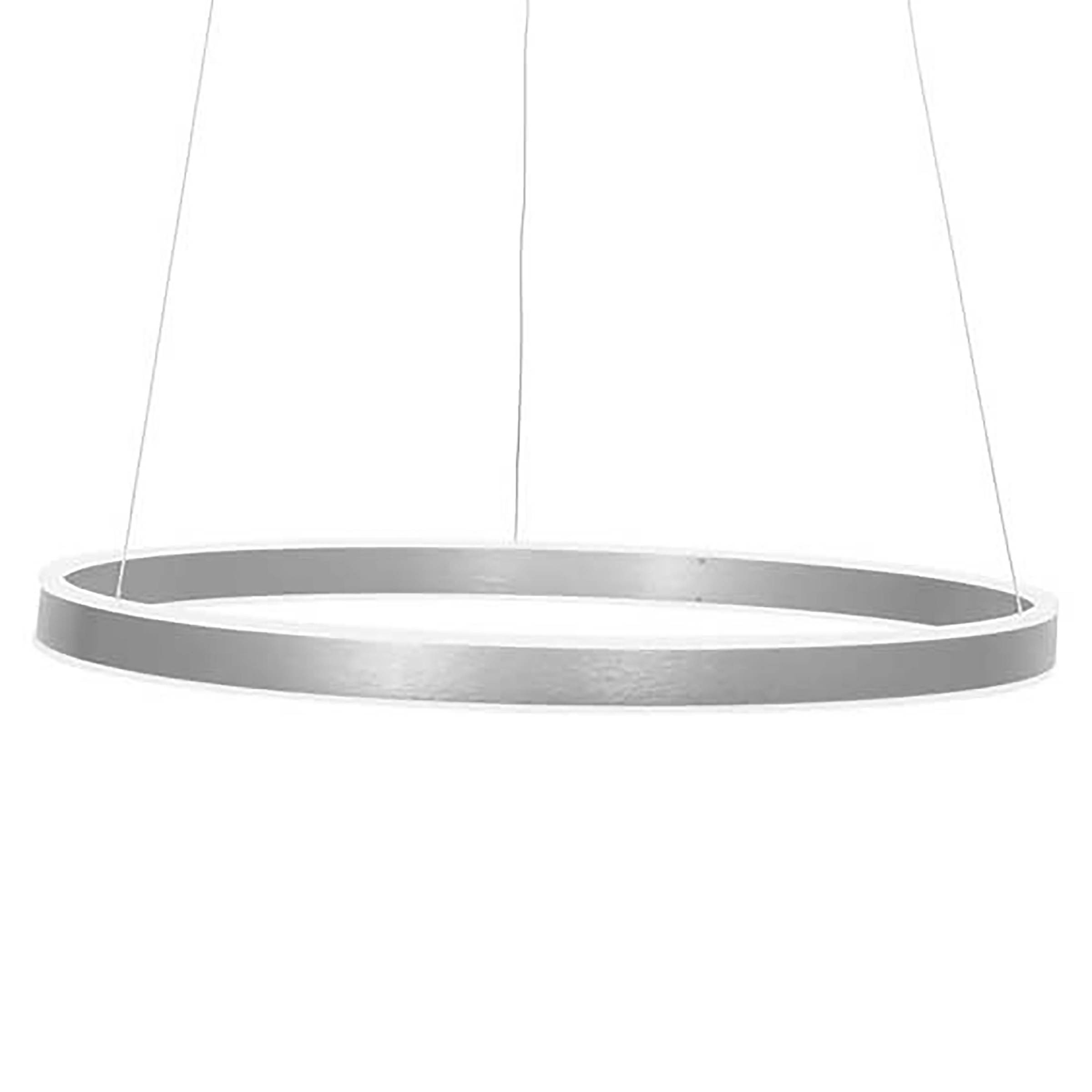 Pendelleuchte Ringlux Typ A Aluminium Silber