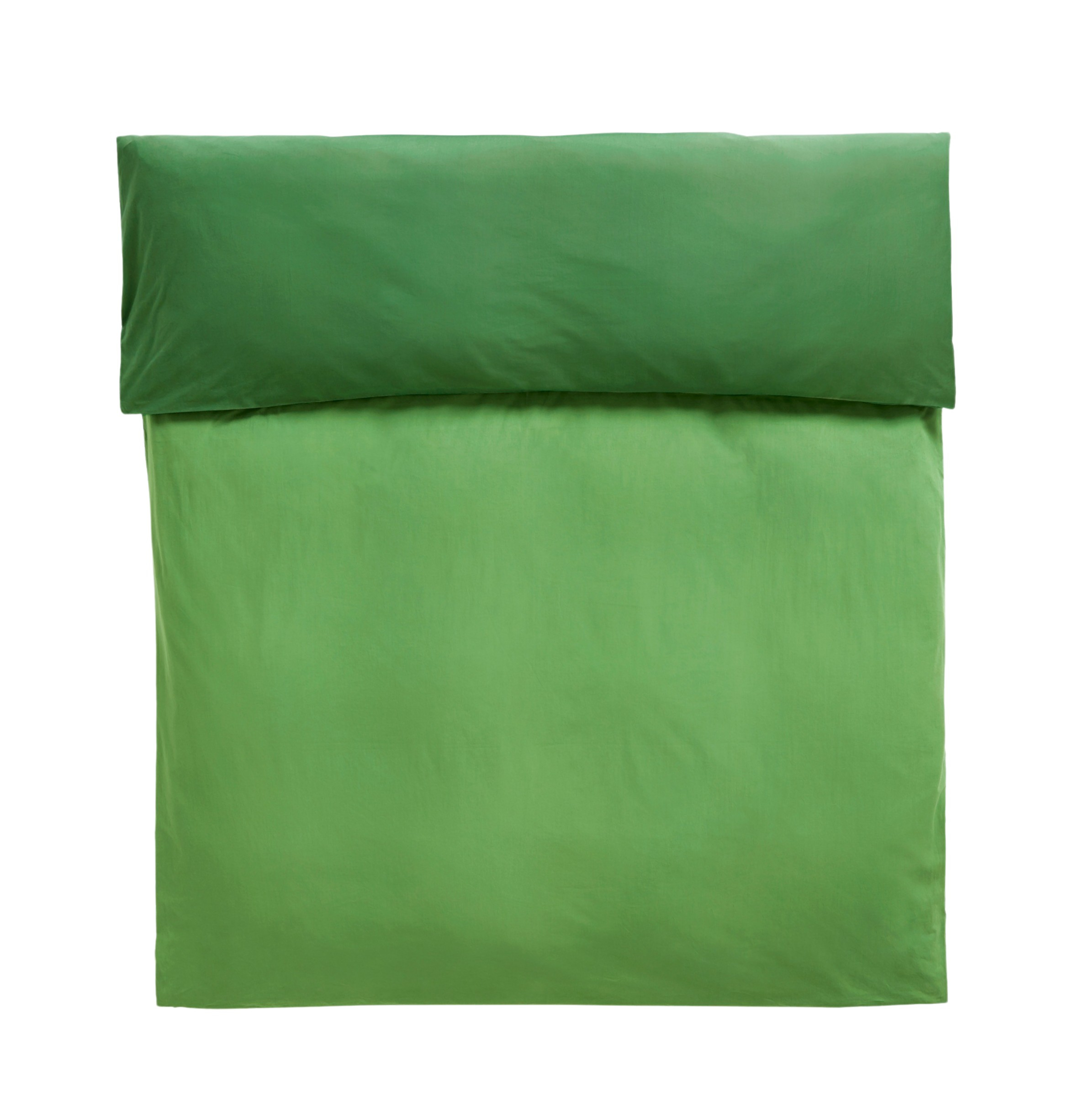 Duo Bettdeckenbezug Baumwolle Grün