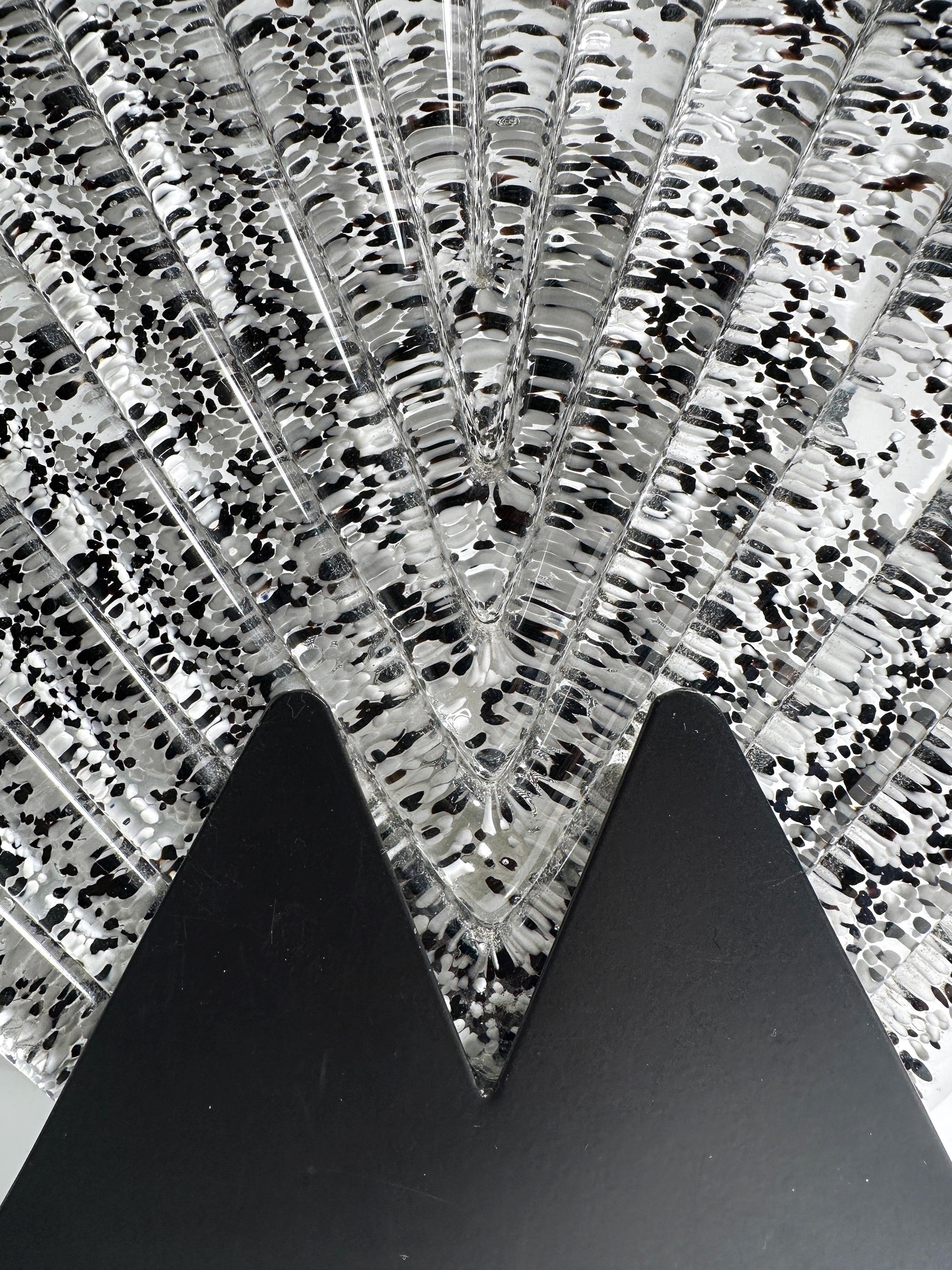 Vintage Art Deco Table Lamp 1980s