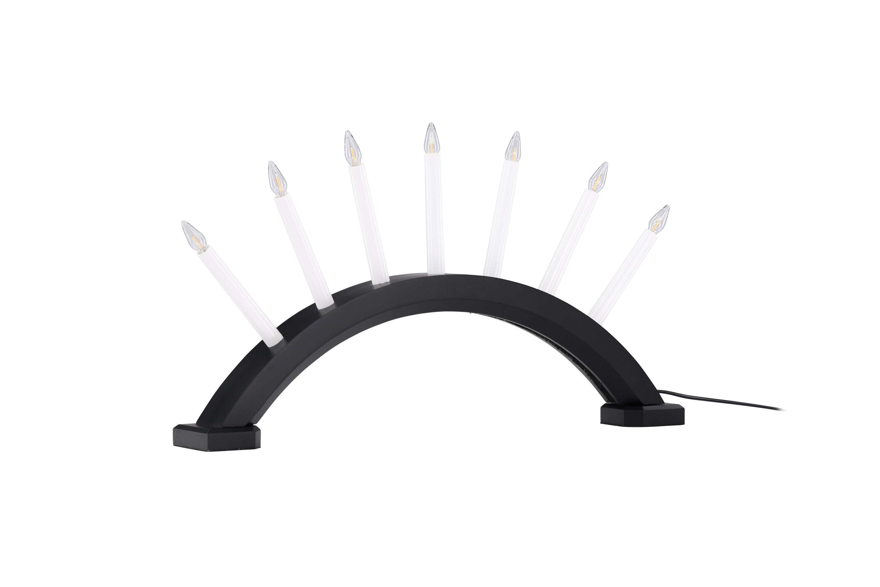 Kebnekaise Table lamp Pine wood Black White