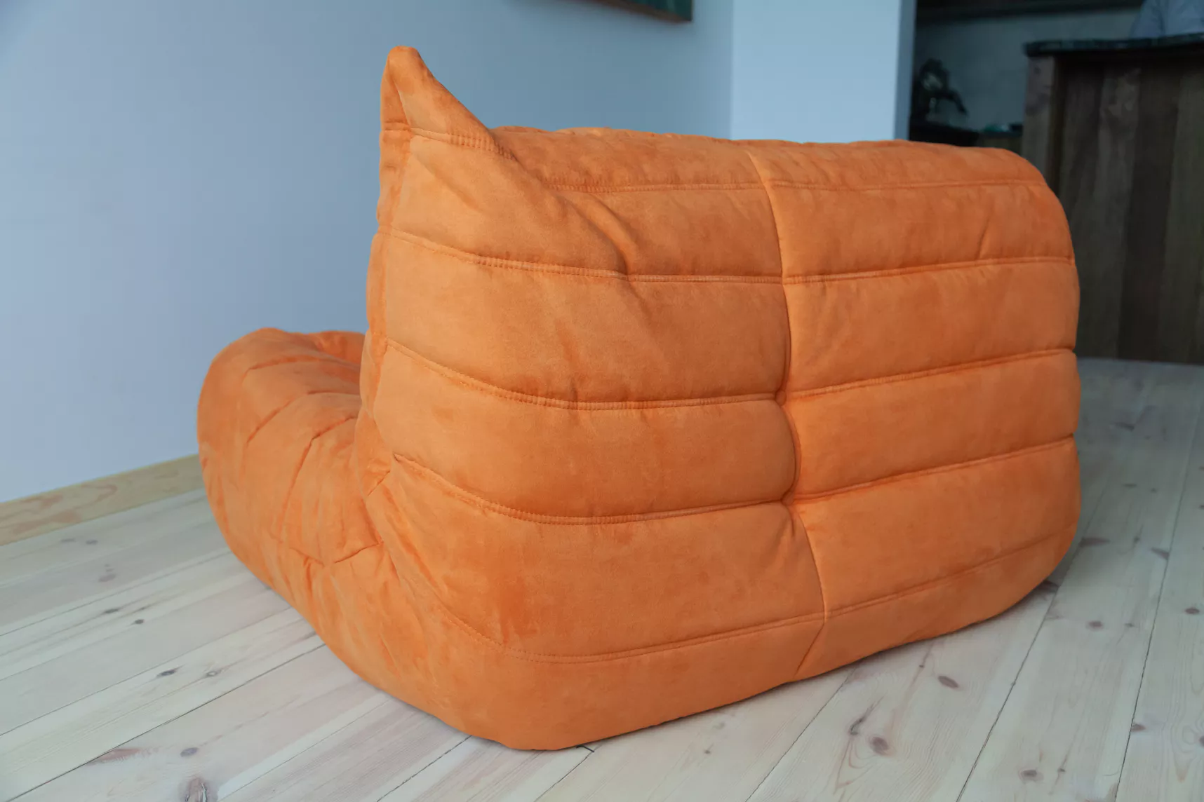 Togo Ecksofa Textil Orange