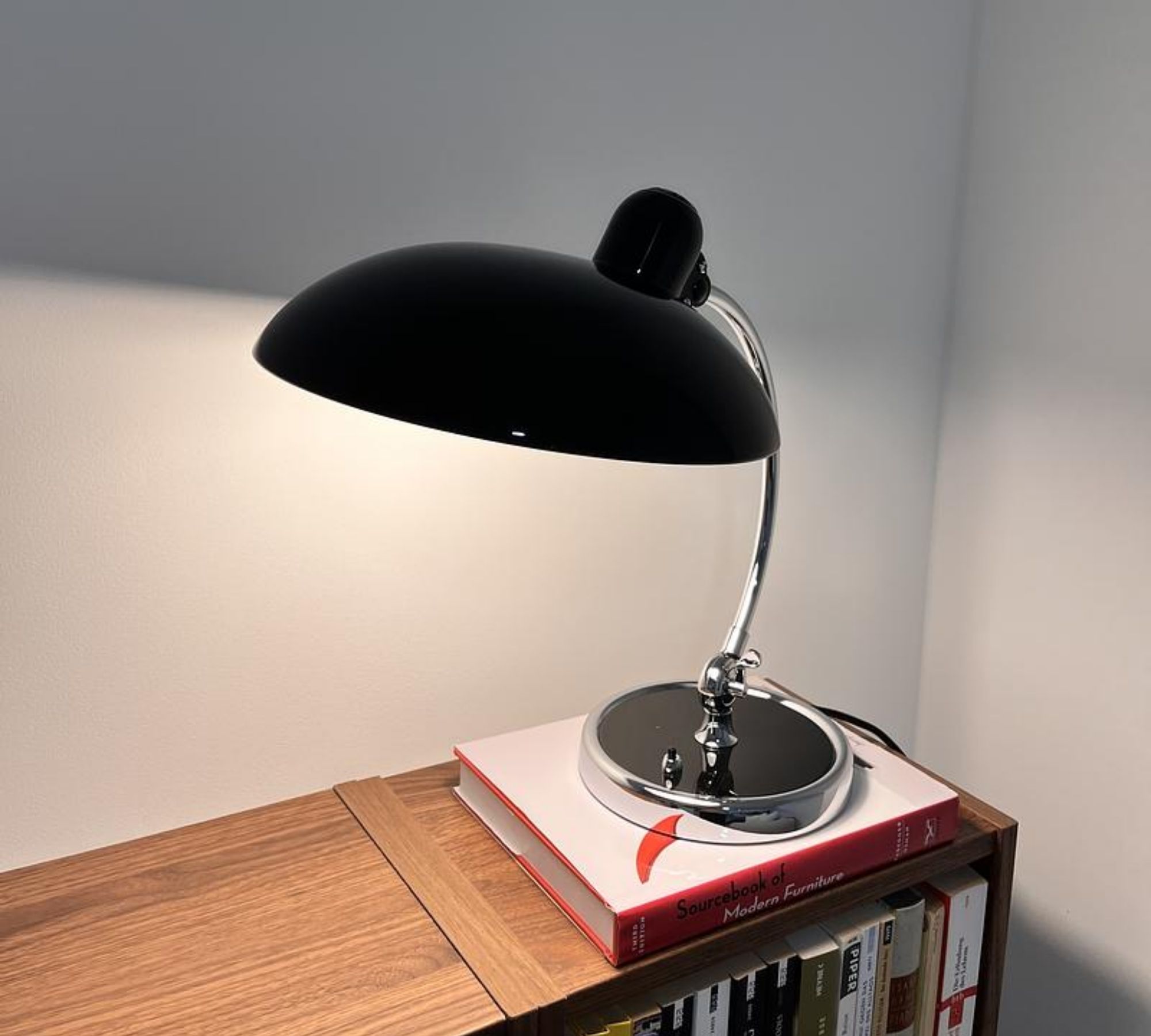 6631 Tischlampe Stahl Schwarz