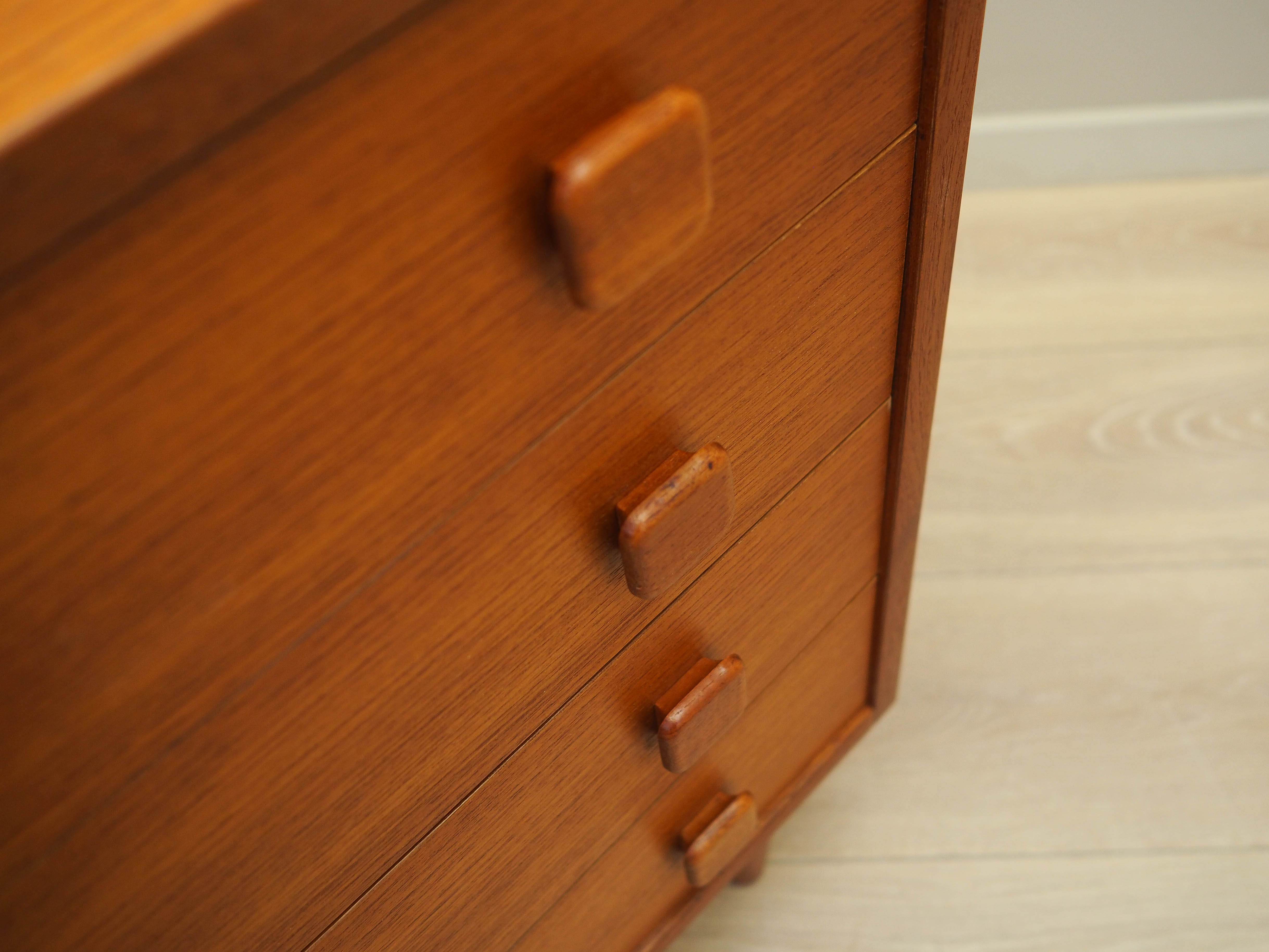 Teak-Kommode1970er Jahre Braun