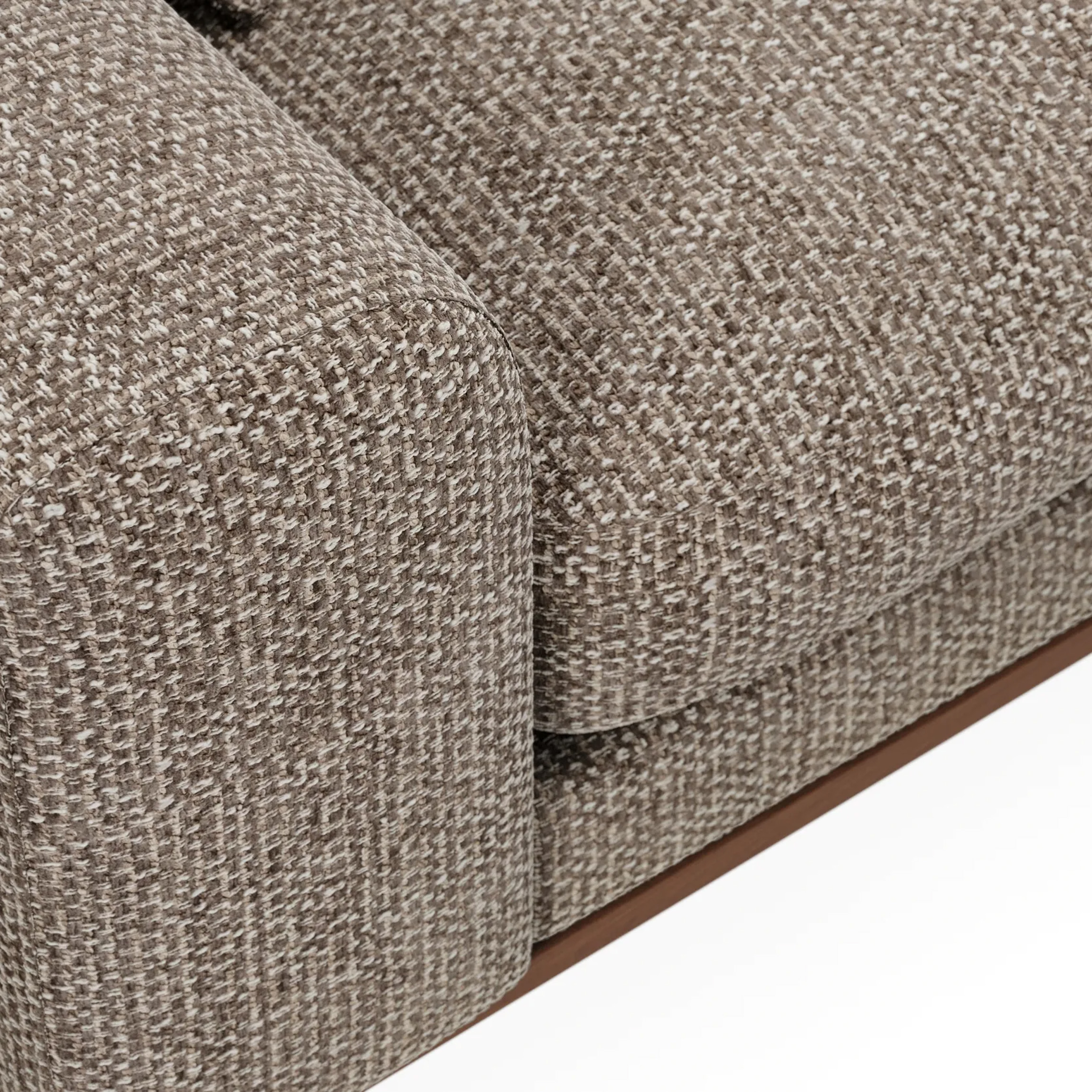 Corner Sofa Harper 3-Seater Right Light Brown