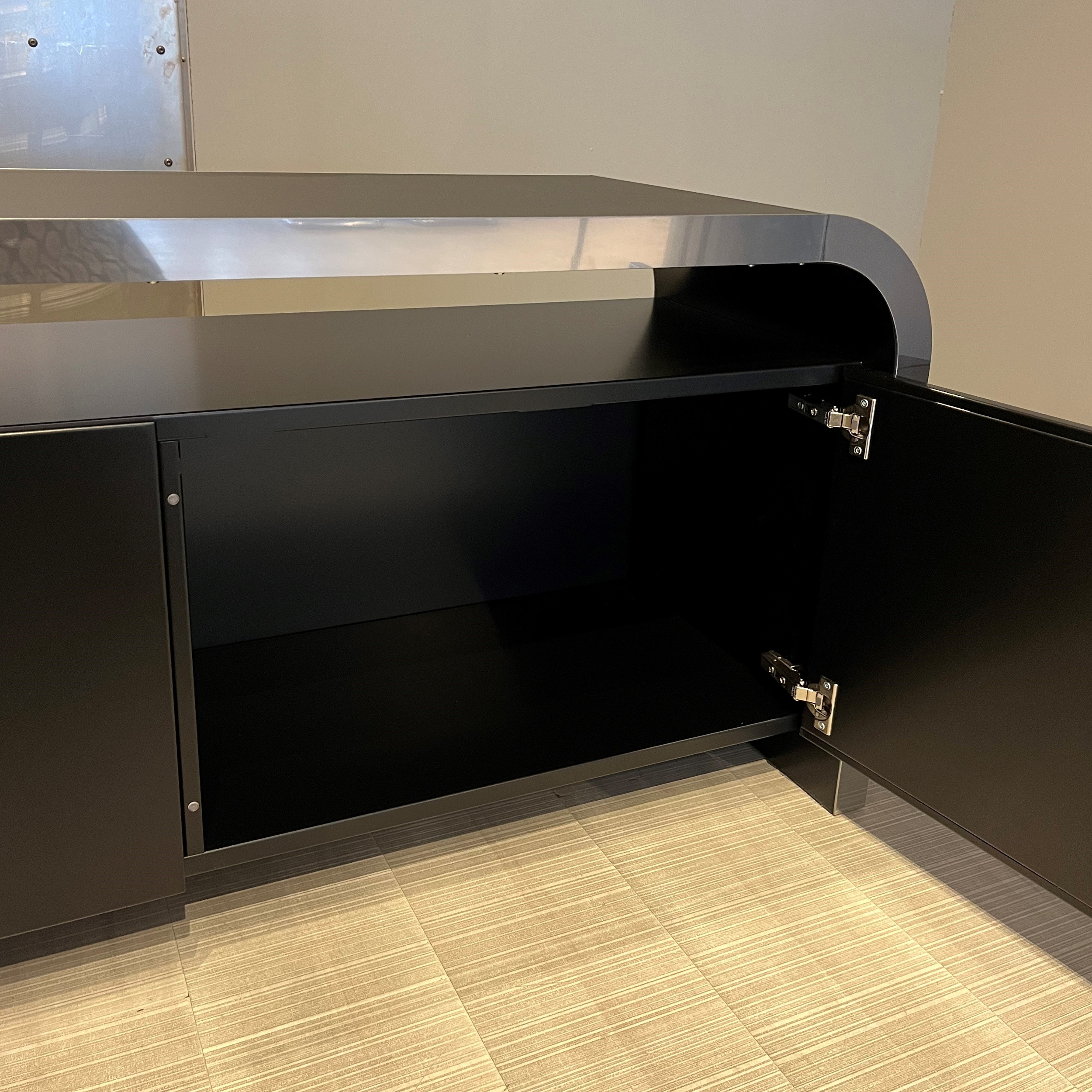 Highline Sideboard L 14-2 Stahl Schwarz