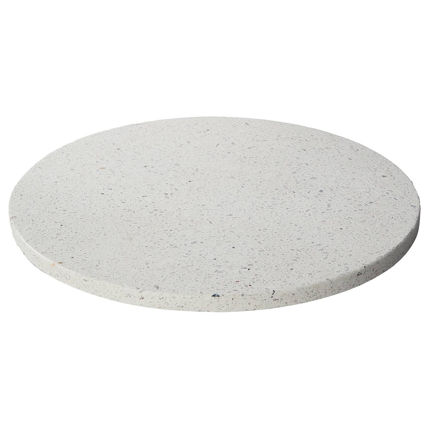 Platzteller Terrazzo Stein Hellgrau
