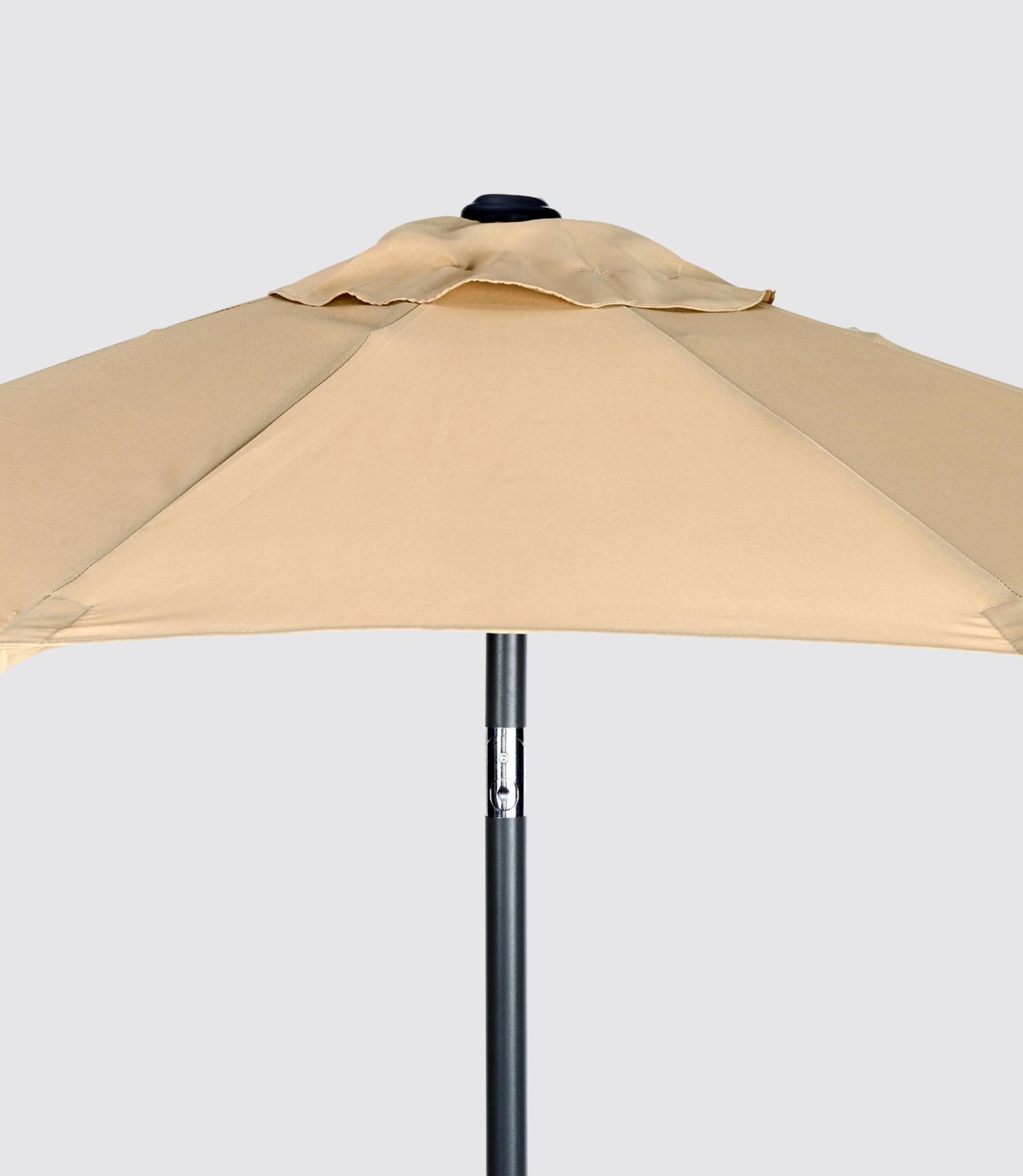 Sonnenschirm Klappbar Aluminium Beige