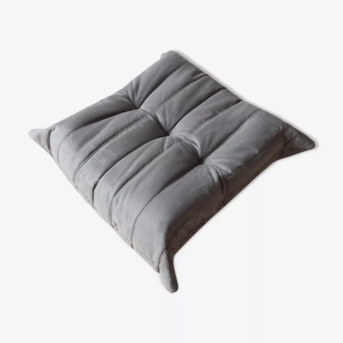 Togo Ottoman Tessuto Grigio