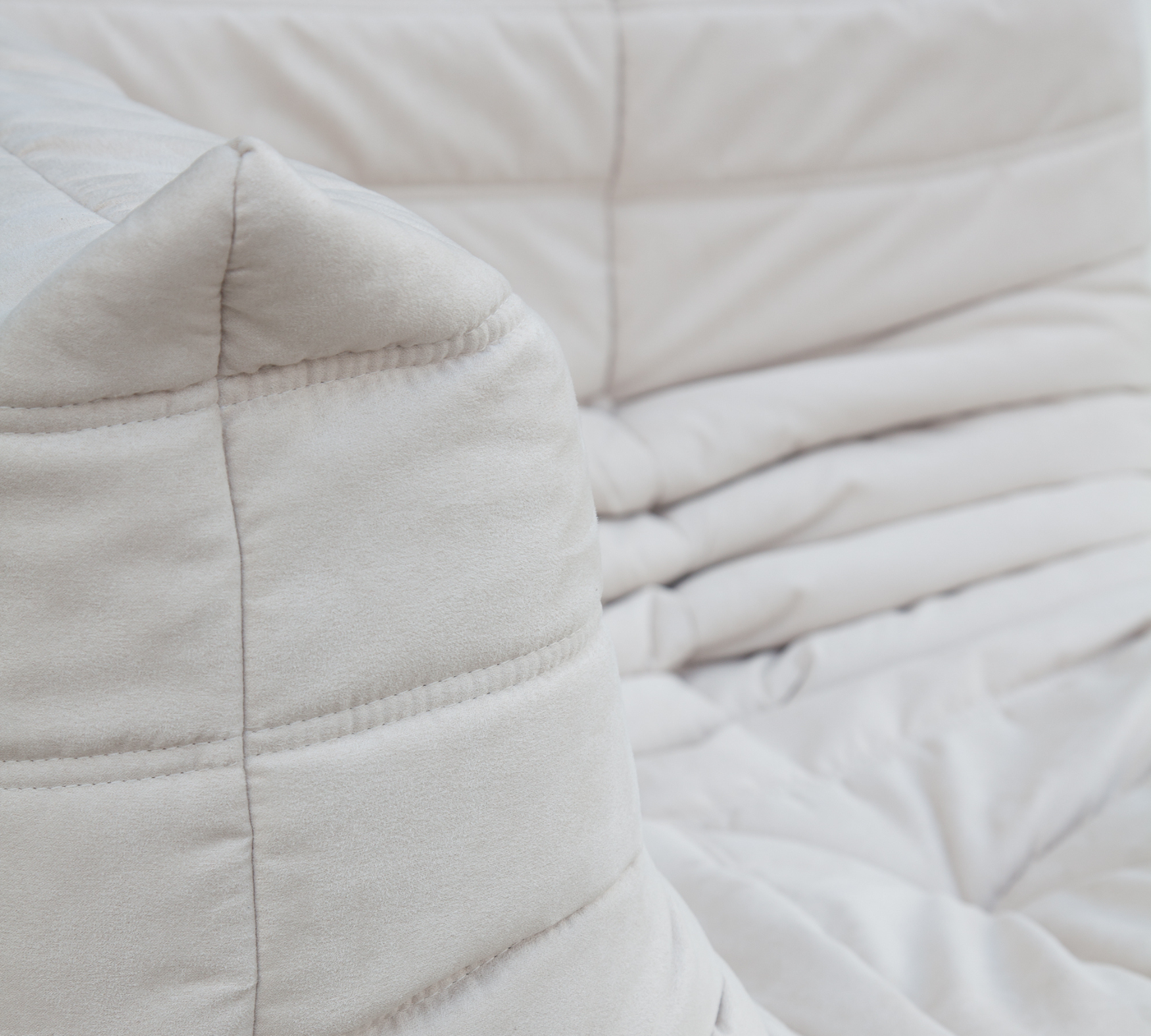 Togo Lounge Set 5-pc. Textile Off-White