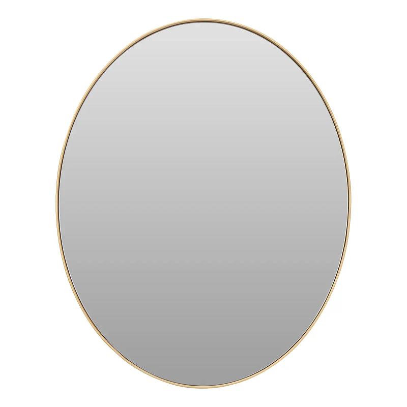 Helen Medium Gold Finish Oval Wandspiegel
