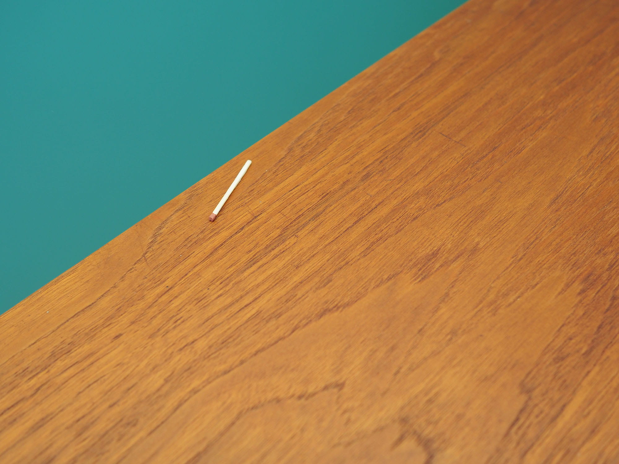 Vintage Bücherregal Teakholz Braun 1970er Jahre