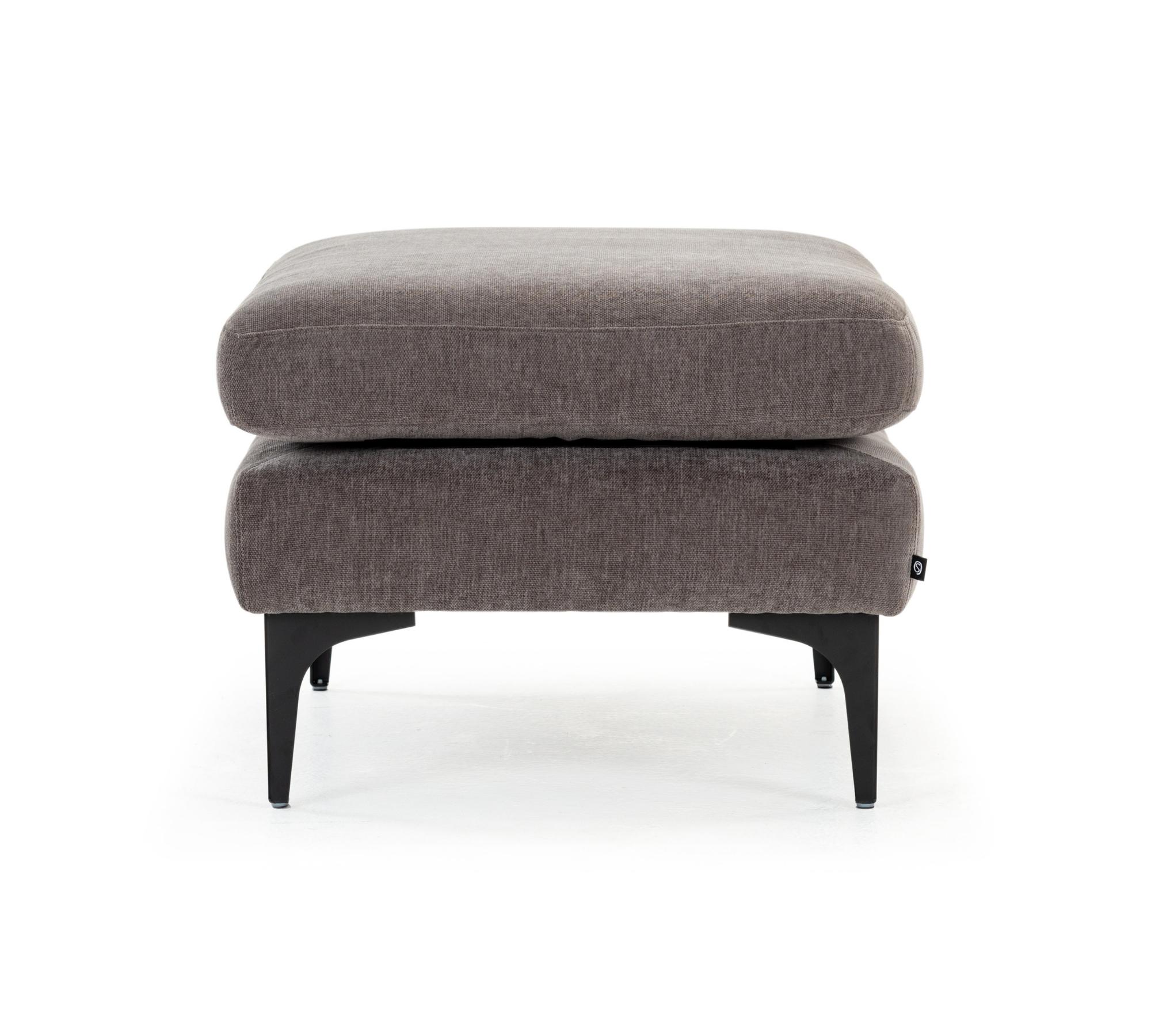 Astha Hocker Stoff Danny Steel Grey