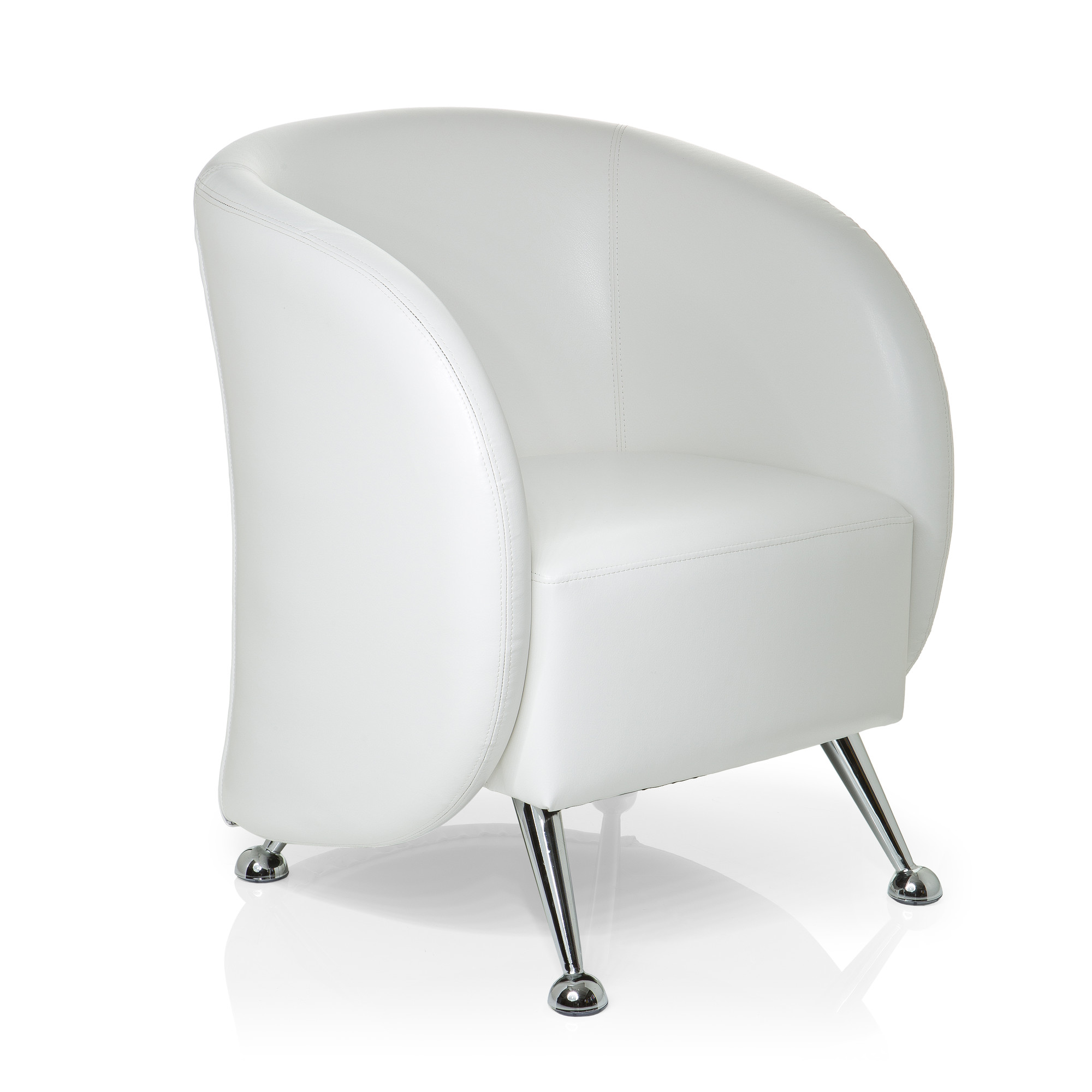 St. Lucia Office chair Faux leather White