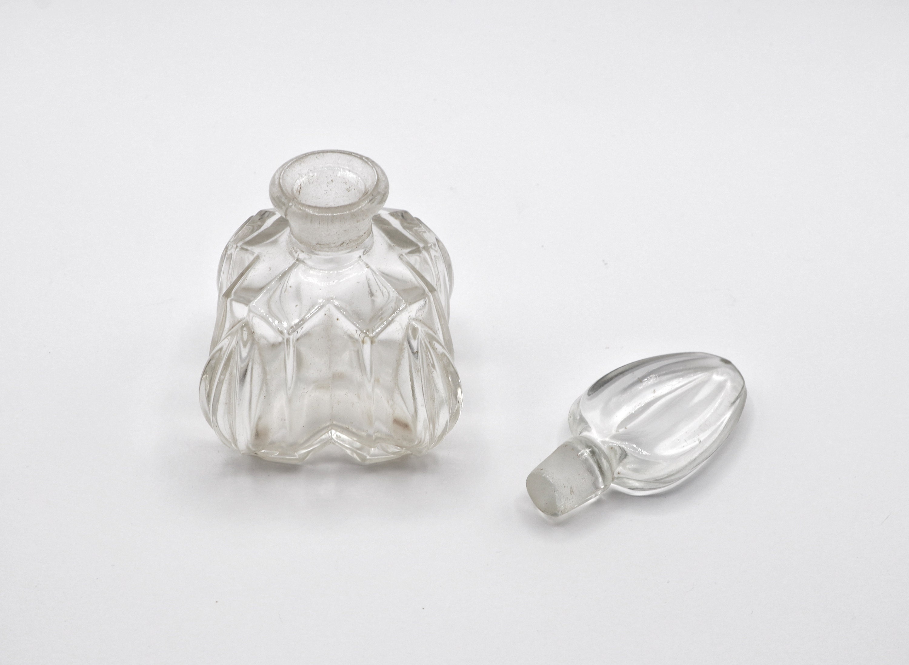 Vintage Art Deco Bad Set Kristall 1930er Jahre