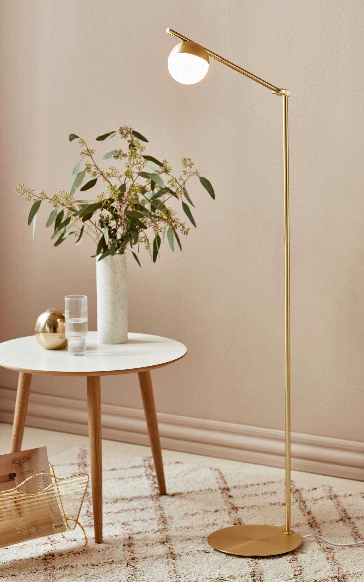Contina Floor Lamp Brass