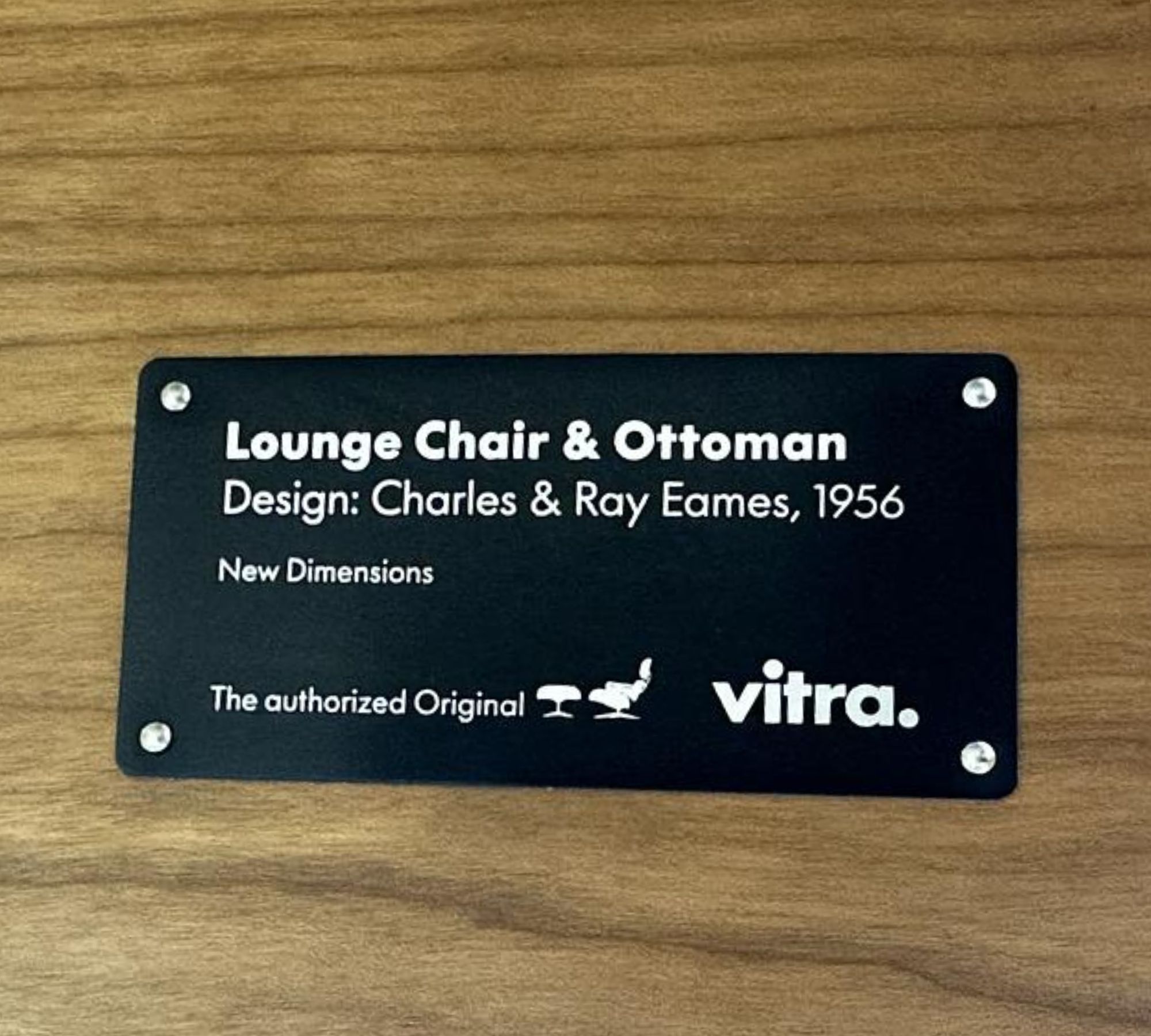 Eames Lounge Chair XL & Ottoman Leather Umbragray