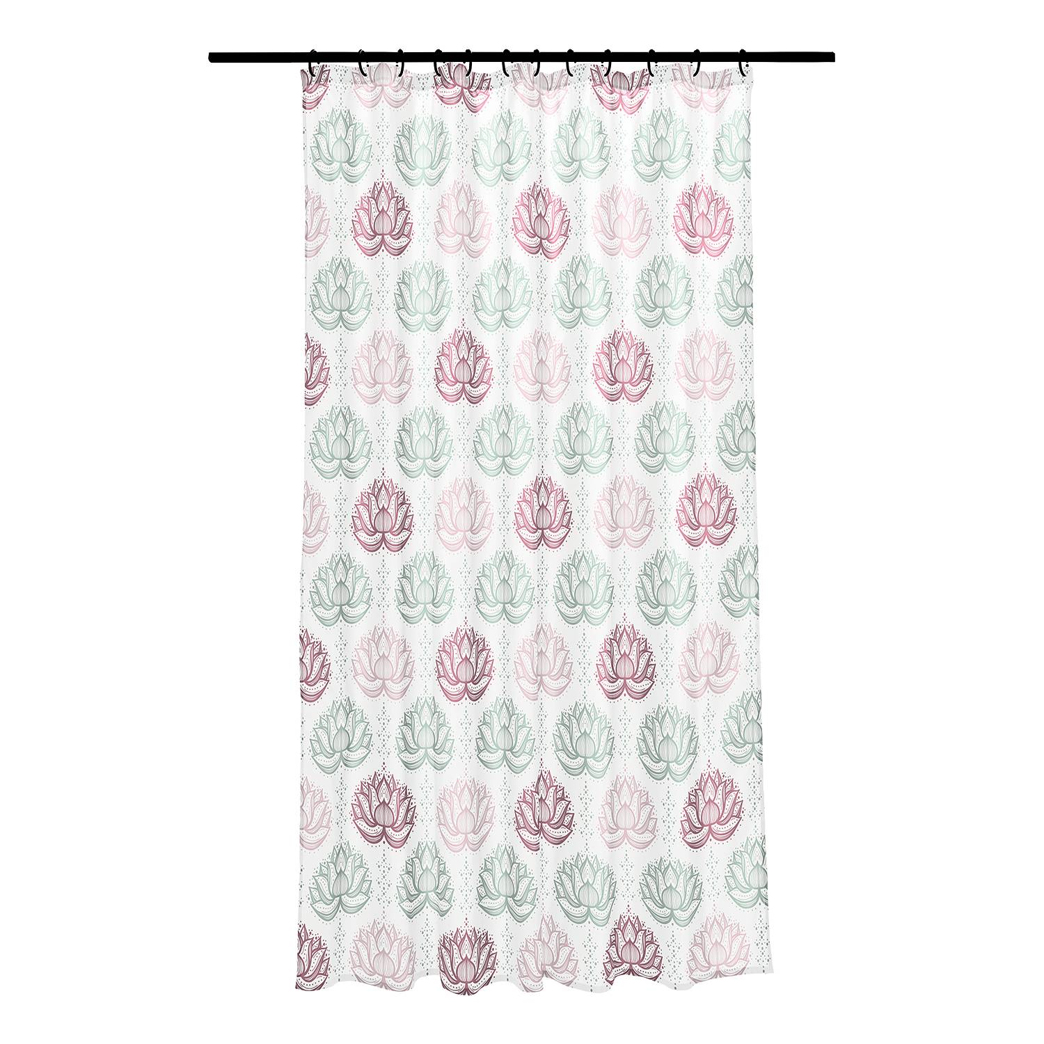 Duschvorhang Lotus Polyester Mehrfarbig
