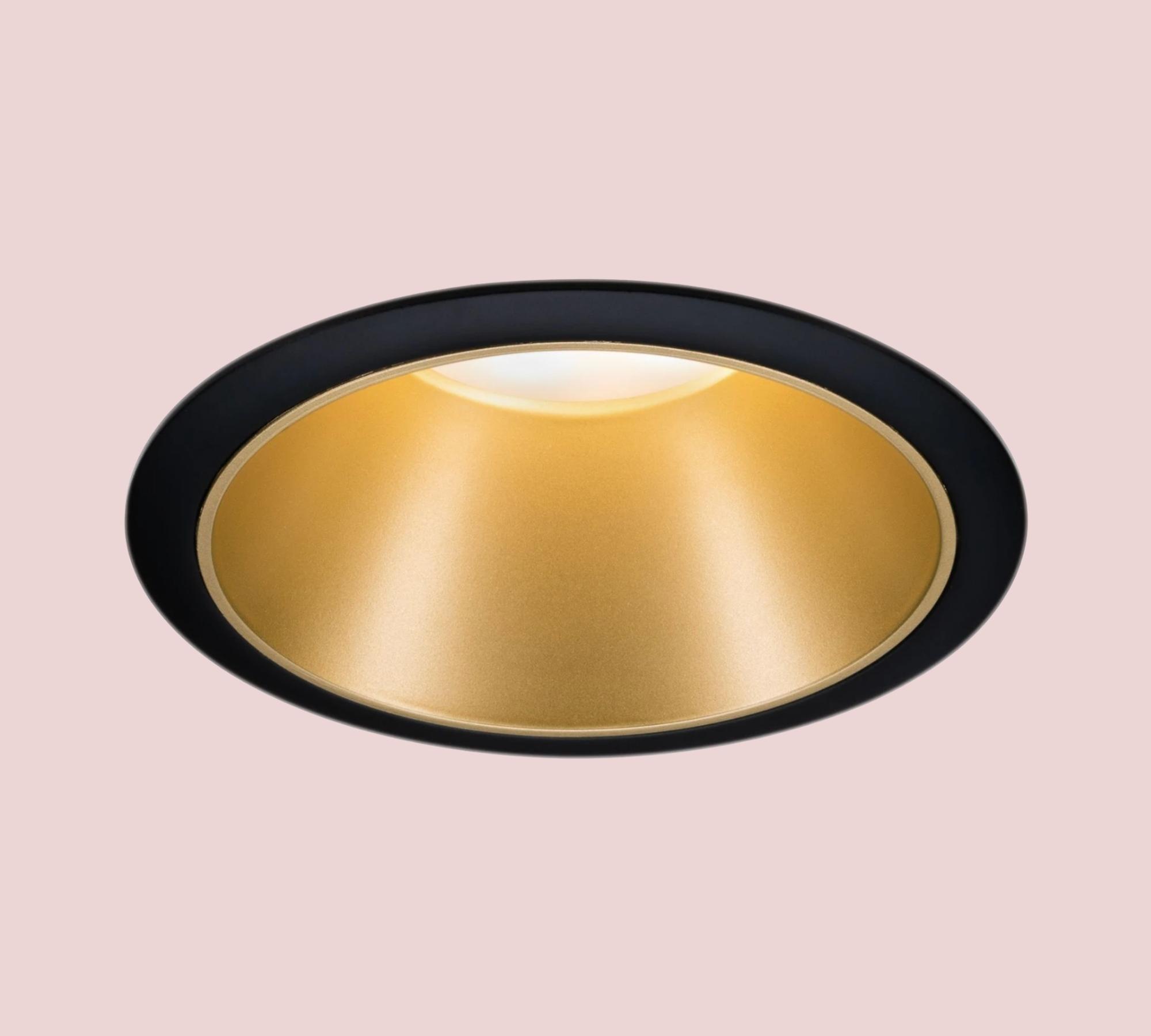 LED-Einbauleuchte Gold
