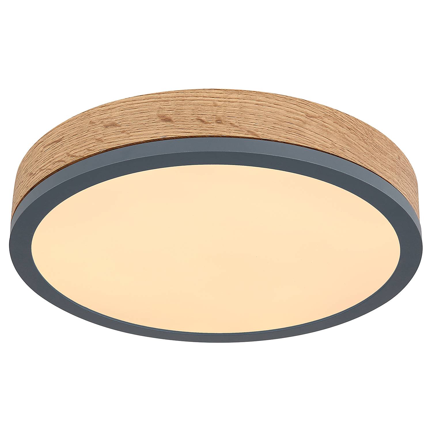 LED-Deckenleuchte Doro Typ B Braun Ø 30cm