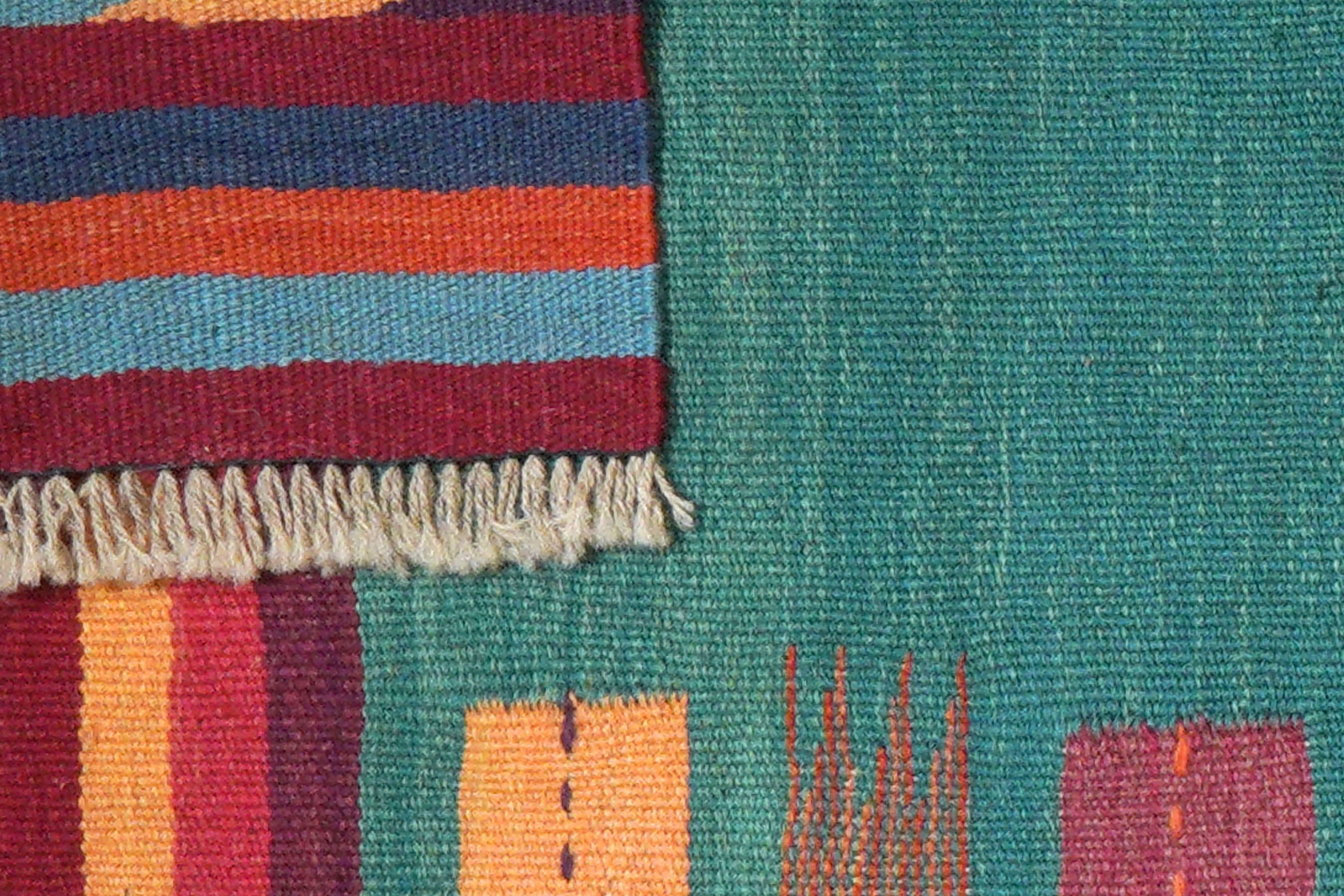 Kilim Gashgai Teppich Mehrfarbig