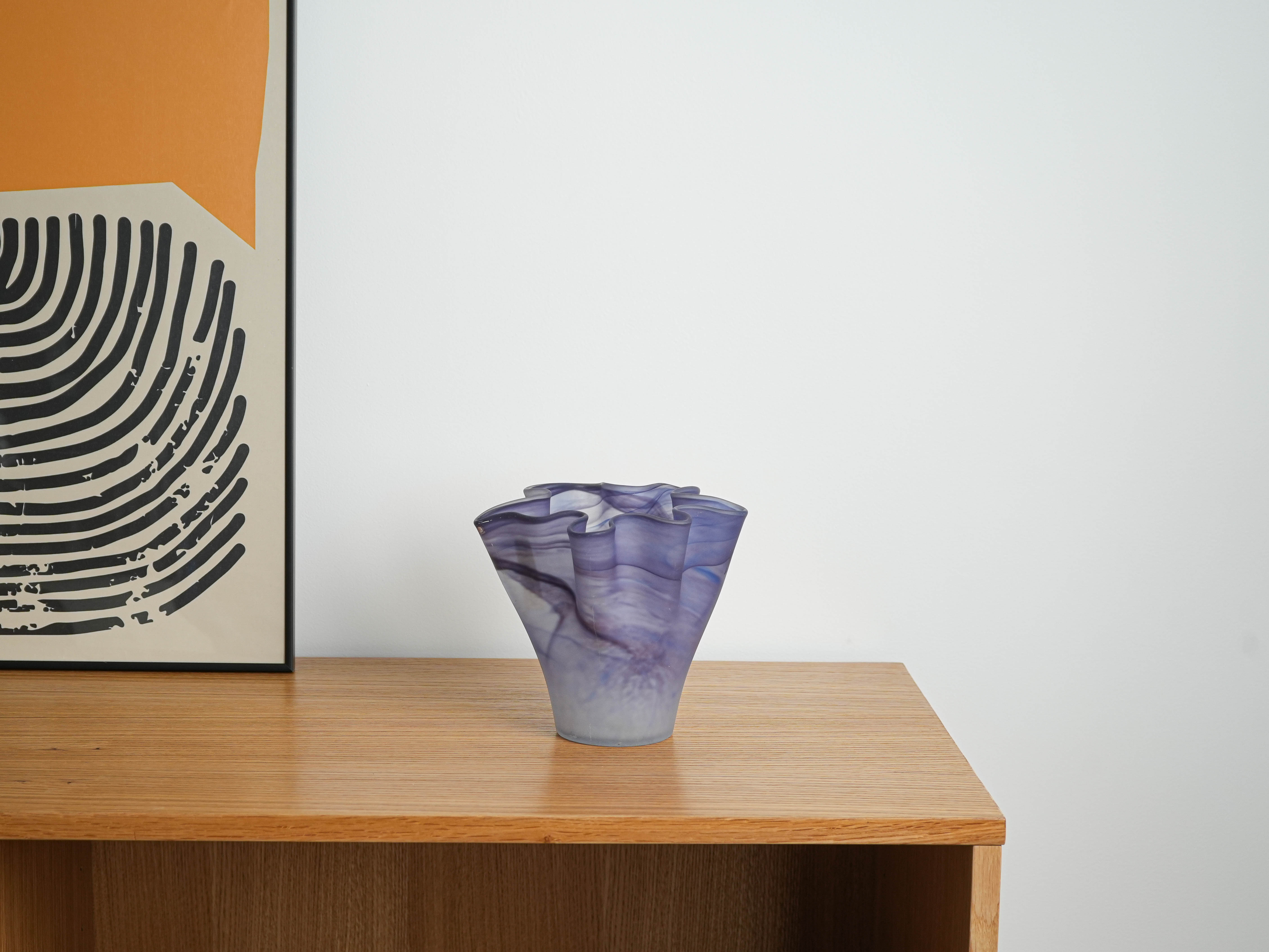 Tulip Vase Purple 1970s