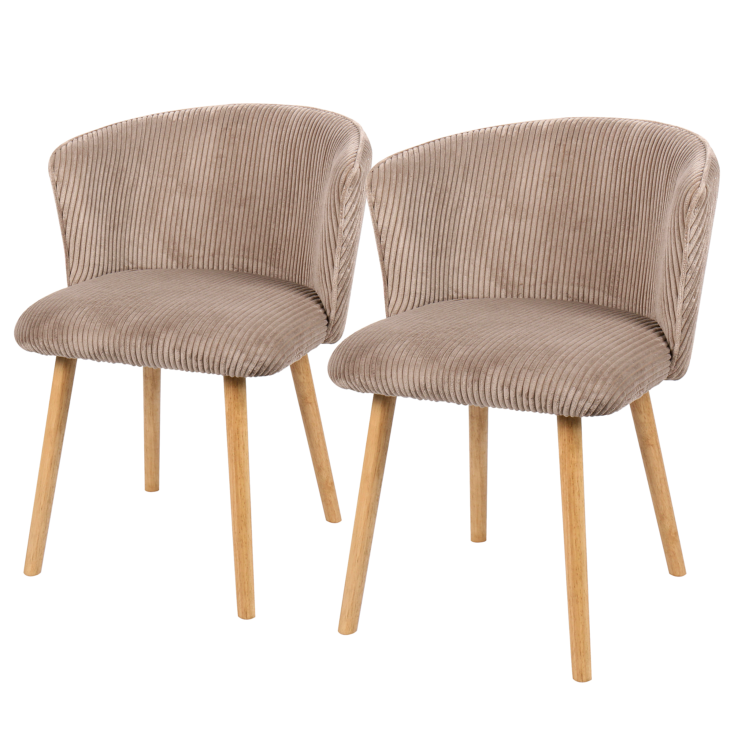 2x Kytterne Dining Chair Brown