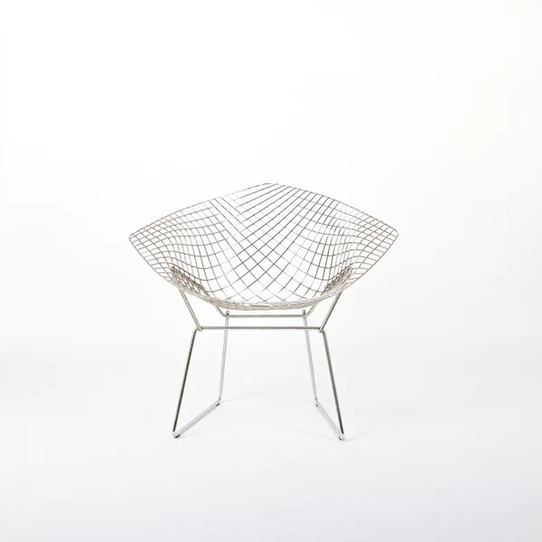 Bertoia Diamond Chair Stahl Silber