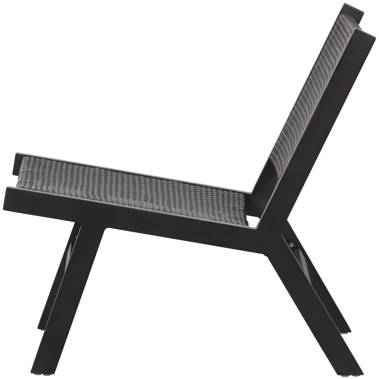 Puk Gartenstuhl Aluminium Schwarz