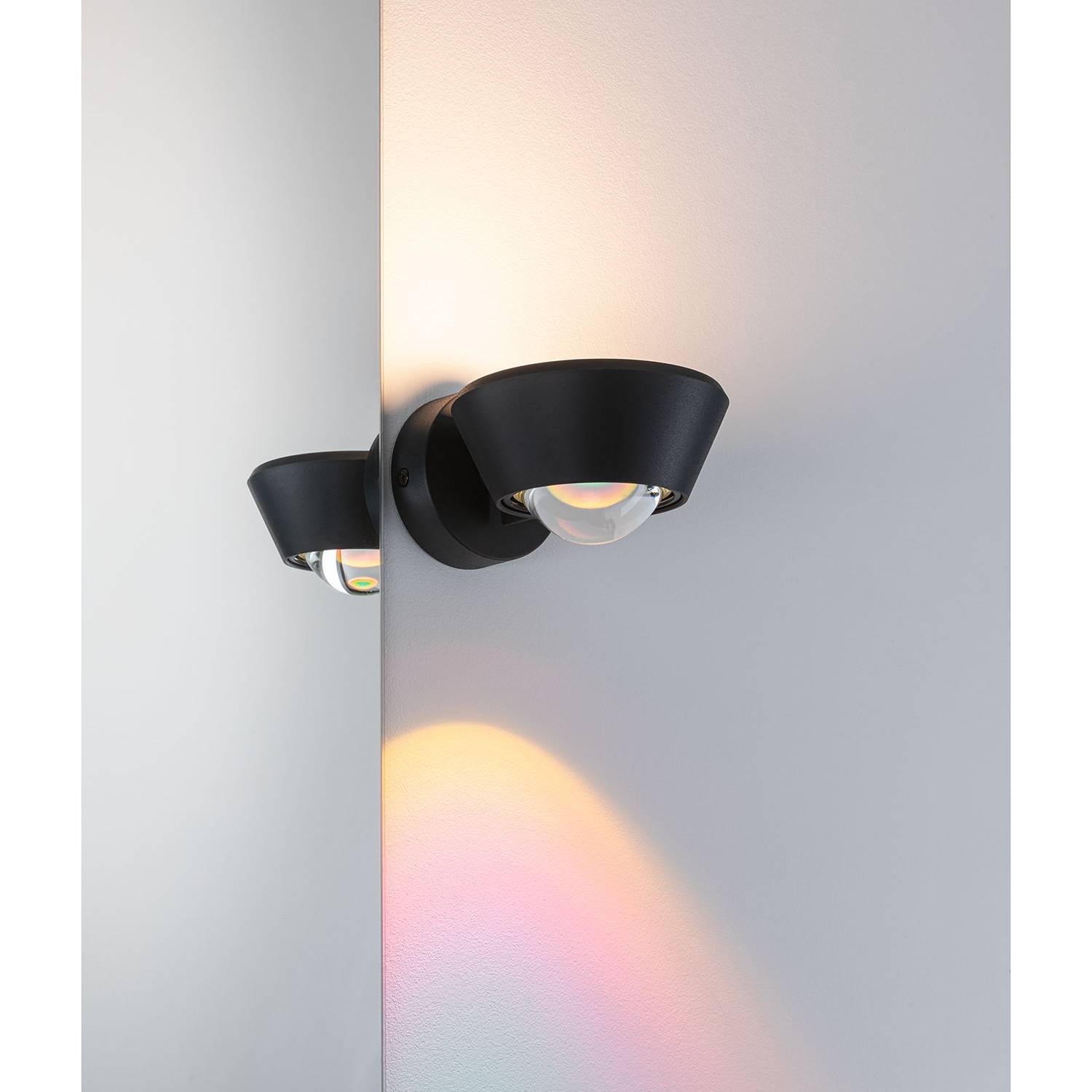 LED-Wandleuchte Sabik Polycarbonat