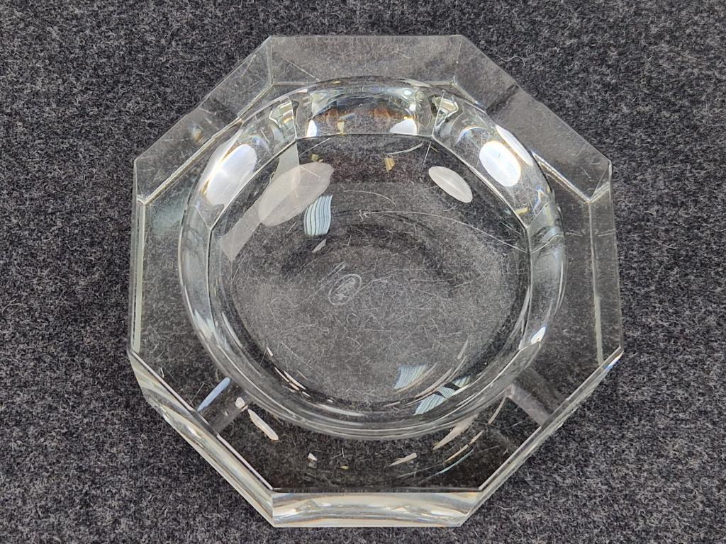 Vintage Aschenbecher Glas 1960er Jahre
