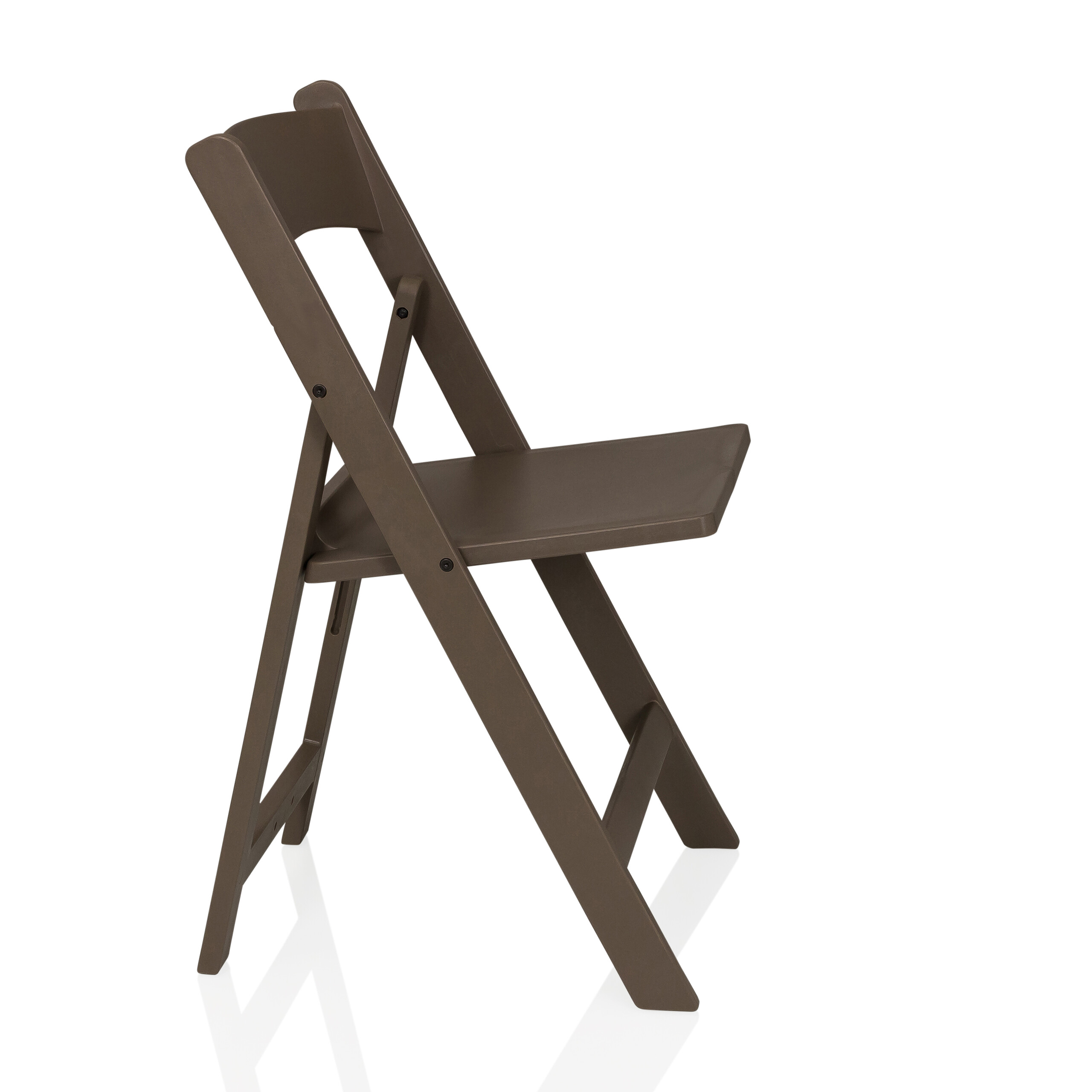 2x Travano Garden Chair Plastic Brown