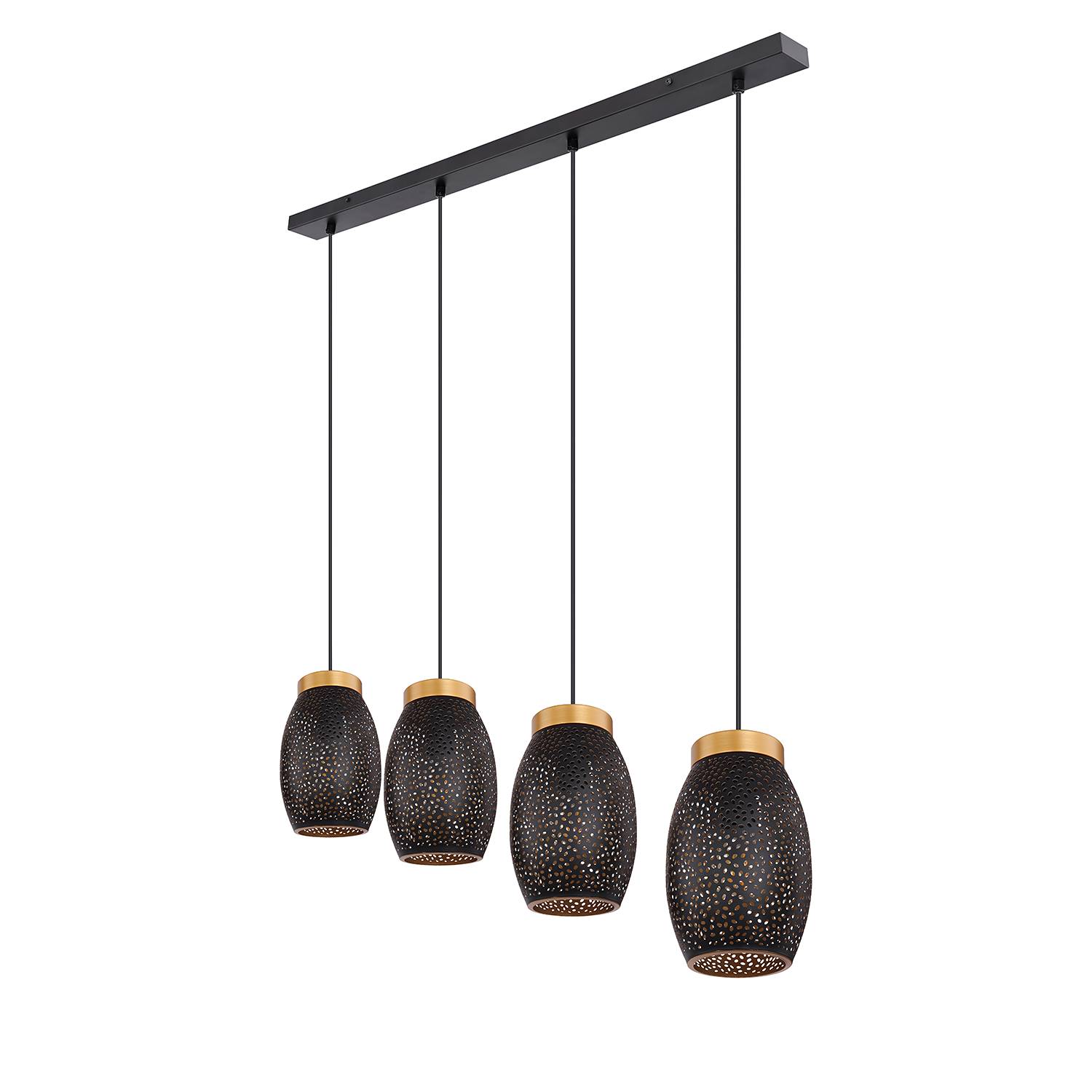 Pendant lamp Narri Iron 4-light