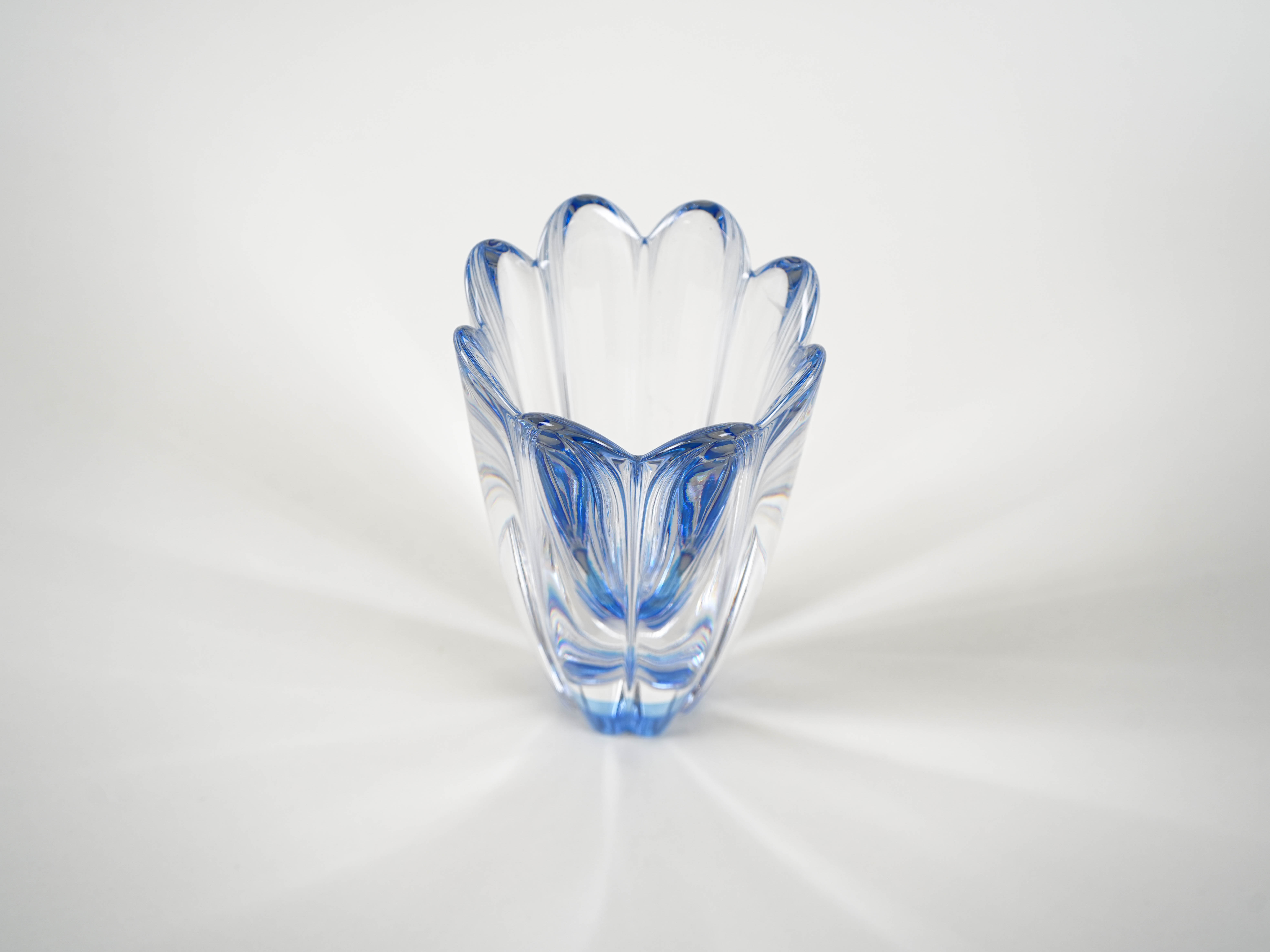 Mayflower glass vase 1960s Jan Johansson Orrefors