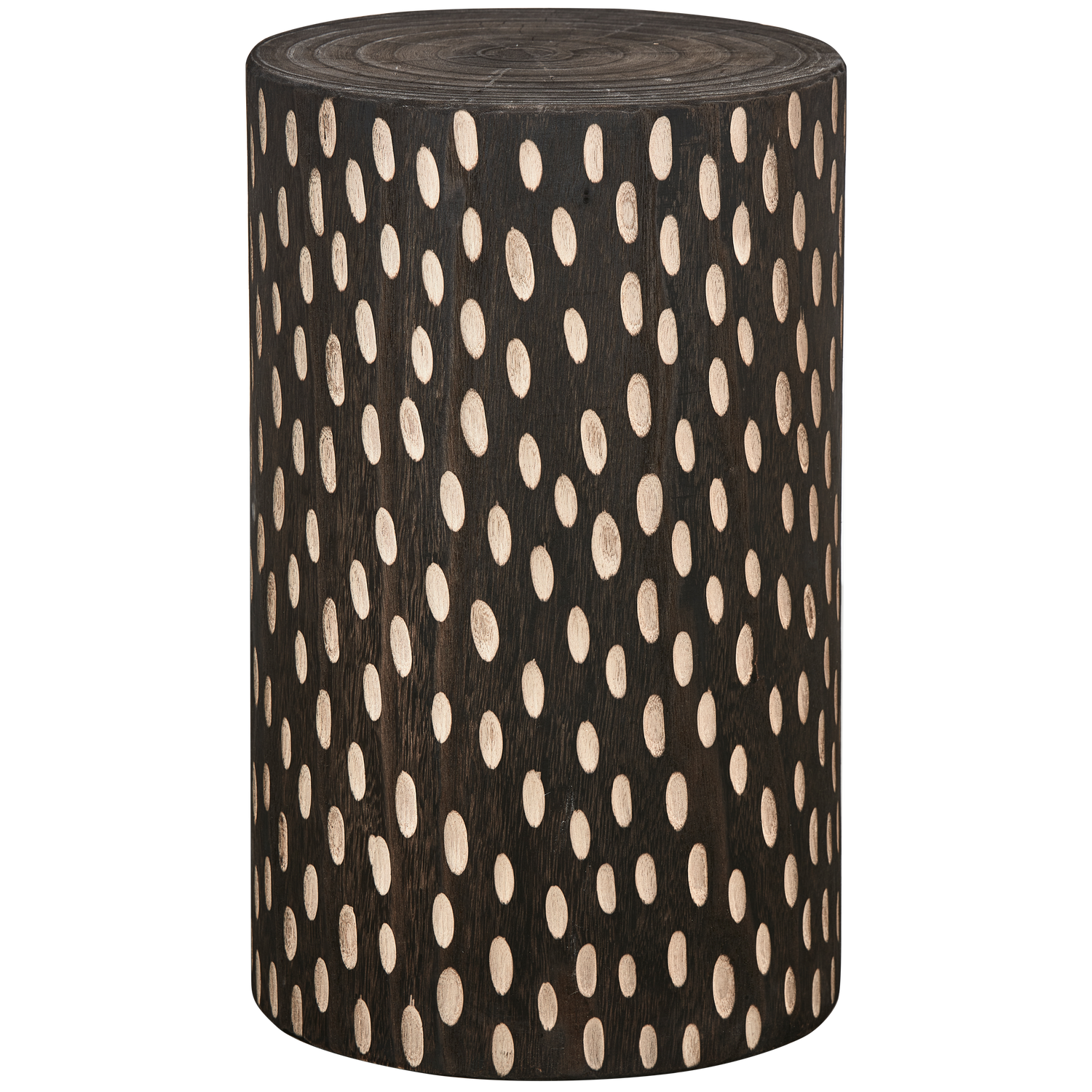 Perry Hocker Holz Dunkelbraun